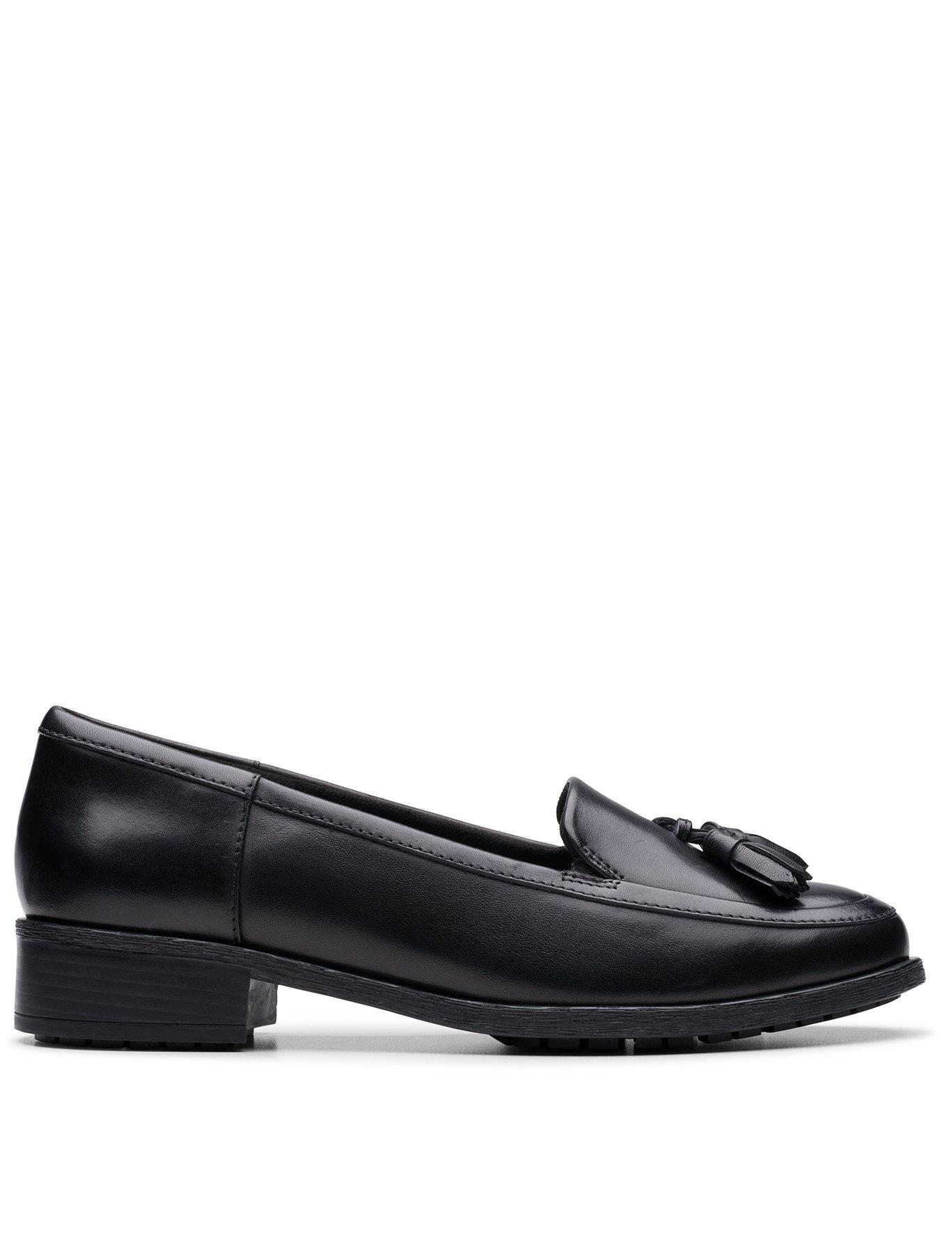  image of clarks-havisham-edge-loafer-black-leather