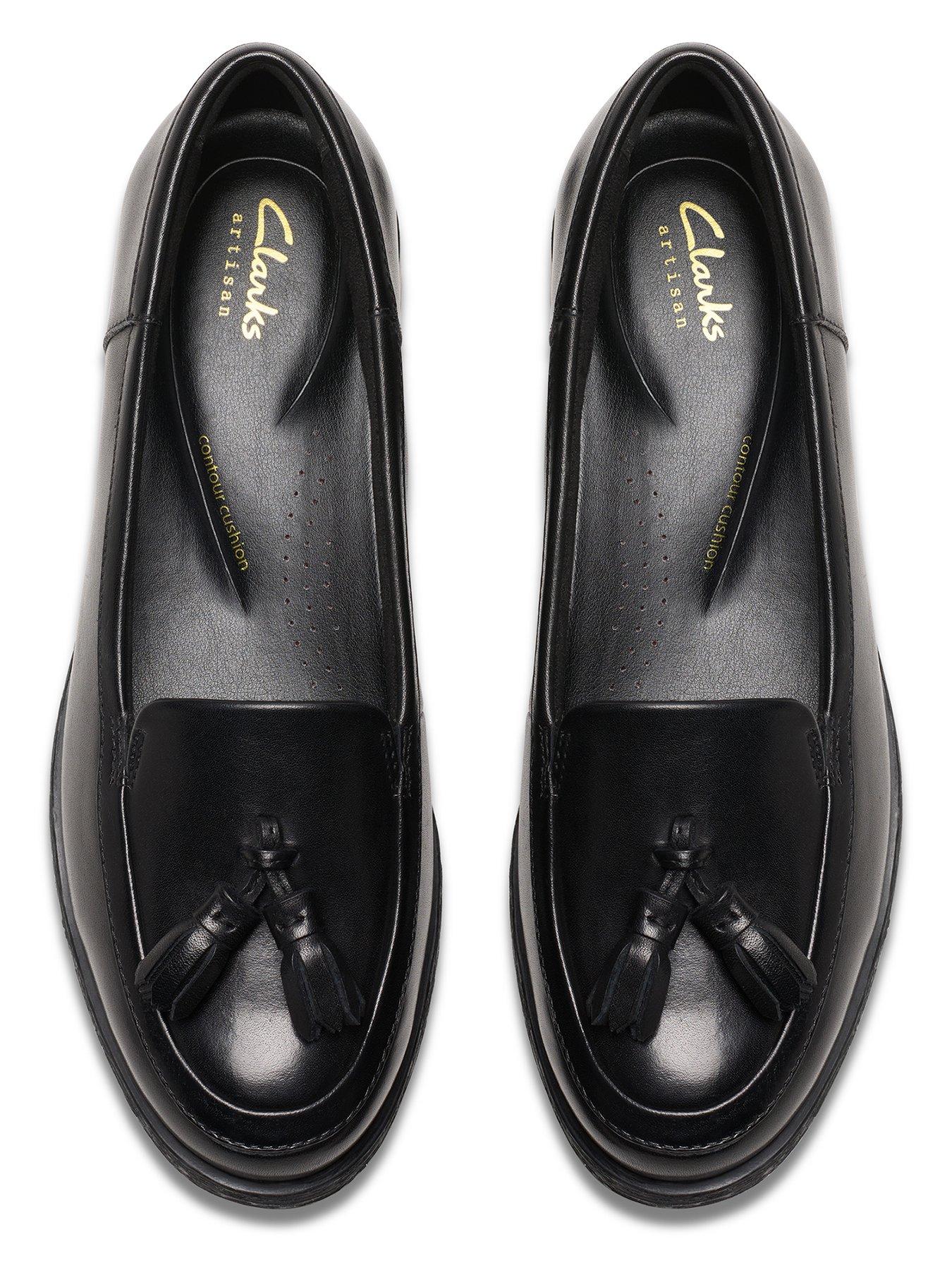  image of clarks-havisham-edge-loafer-black-leather