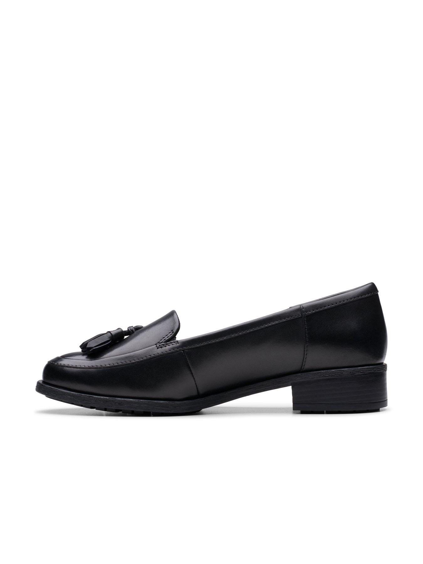  image of clarks-havisham-edge-loafer-black-leather