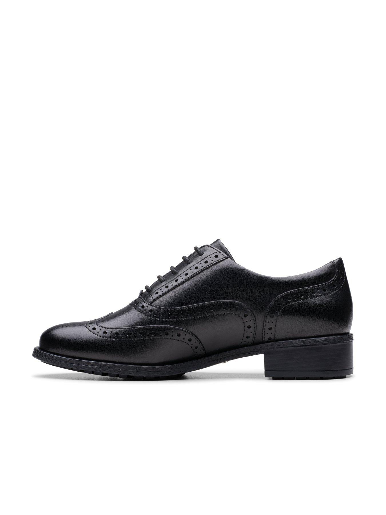  image of clarks-havisham-oak-brogue-black-leather