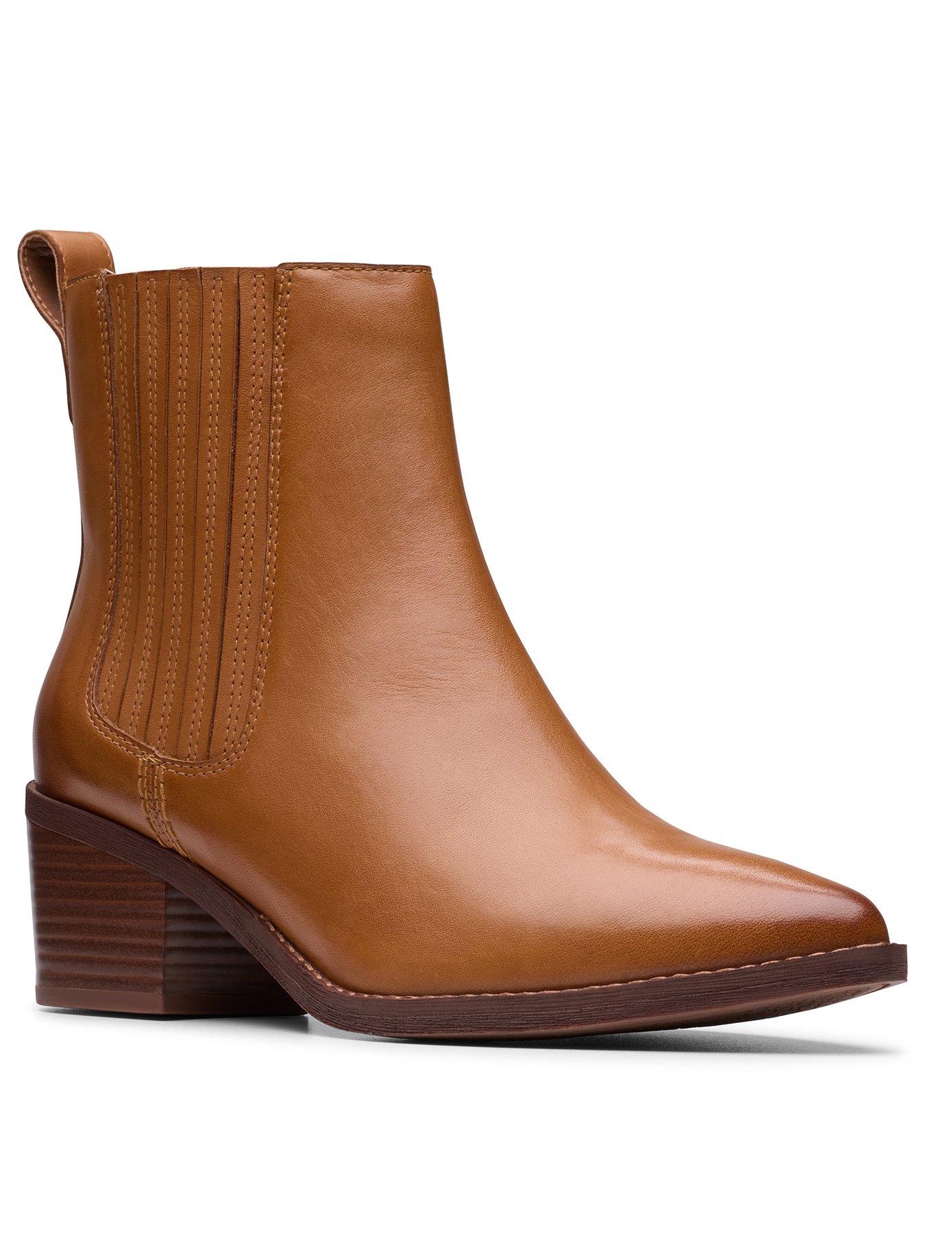  image of clarks-morzine-top-leather-ankle-boot