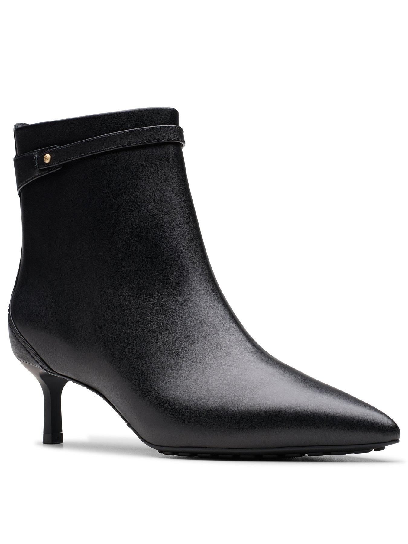  image of clarks-adela-up-leather-ankle-boot