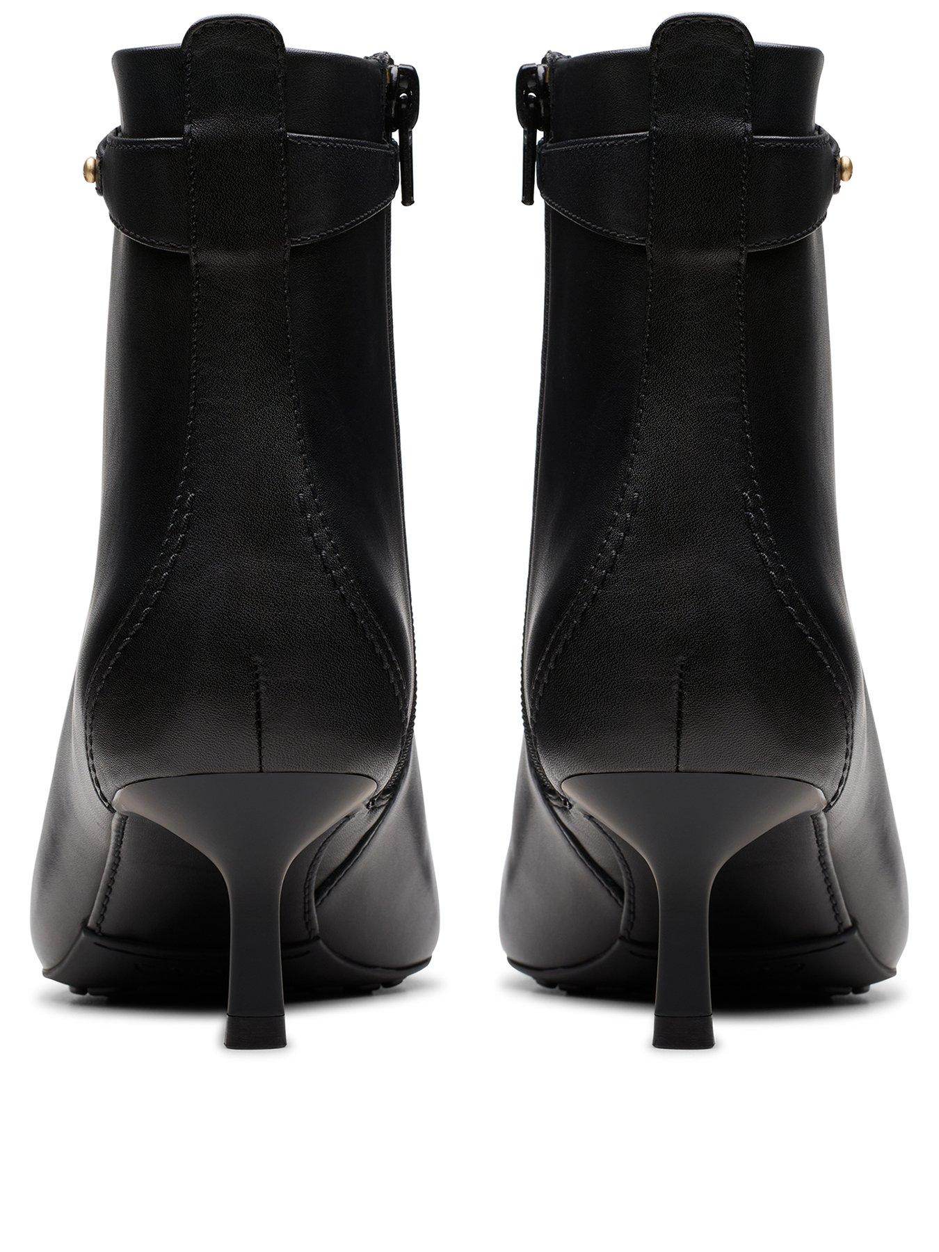  image of clarks-adela-up-leather-ankle-boot