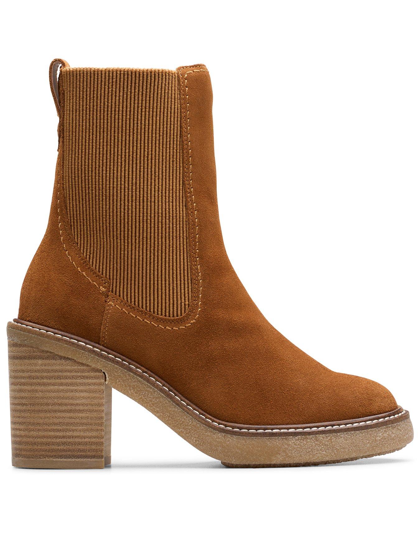 Clarks Chamberly Top Suede Ankle Boot littlewoods