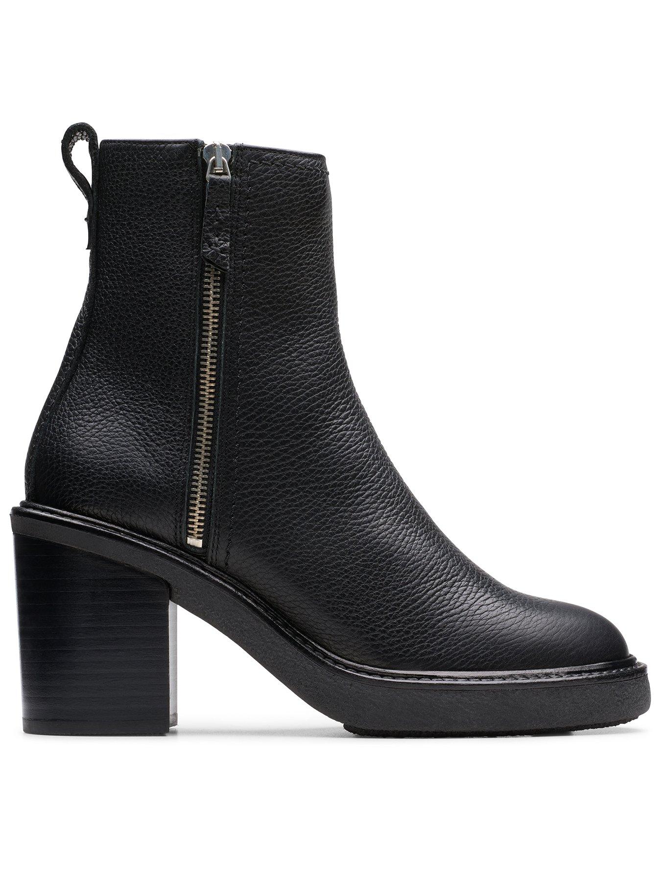 undefined Cassiano Zip Leather Ankle Boot