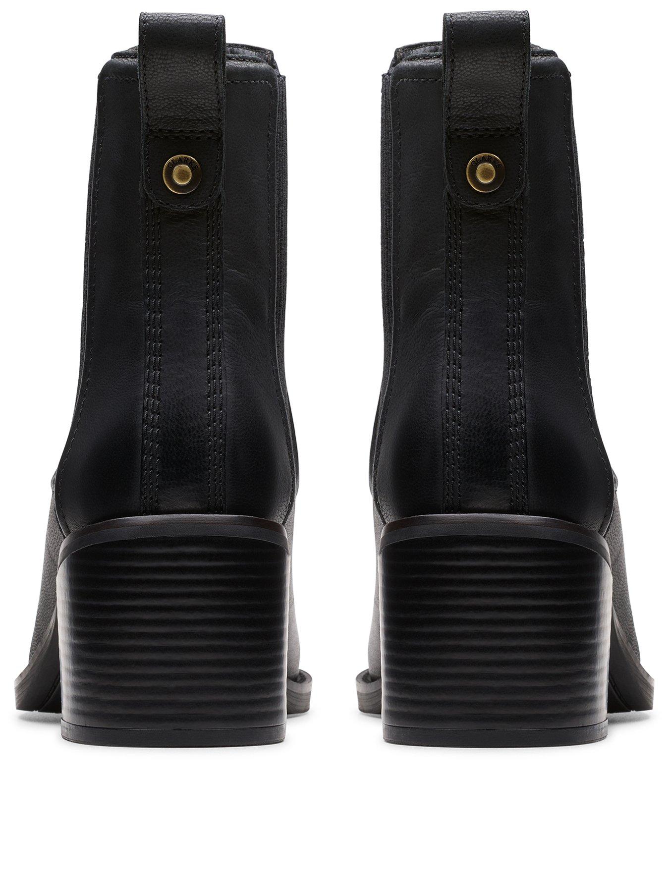  image of clarks-chamberly-top-leather-ankle-boot