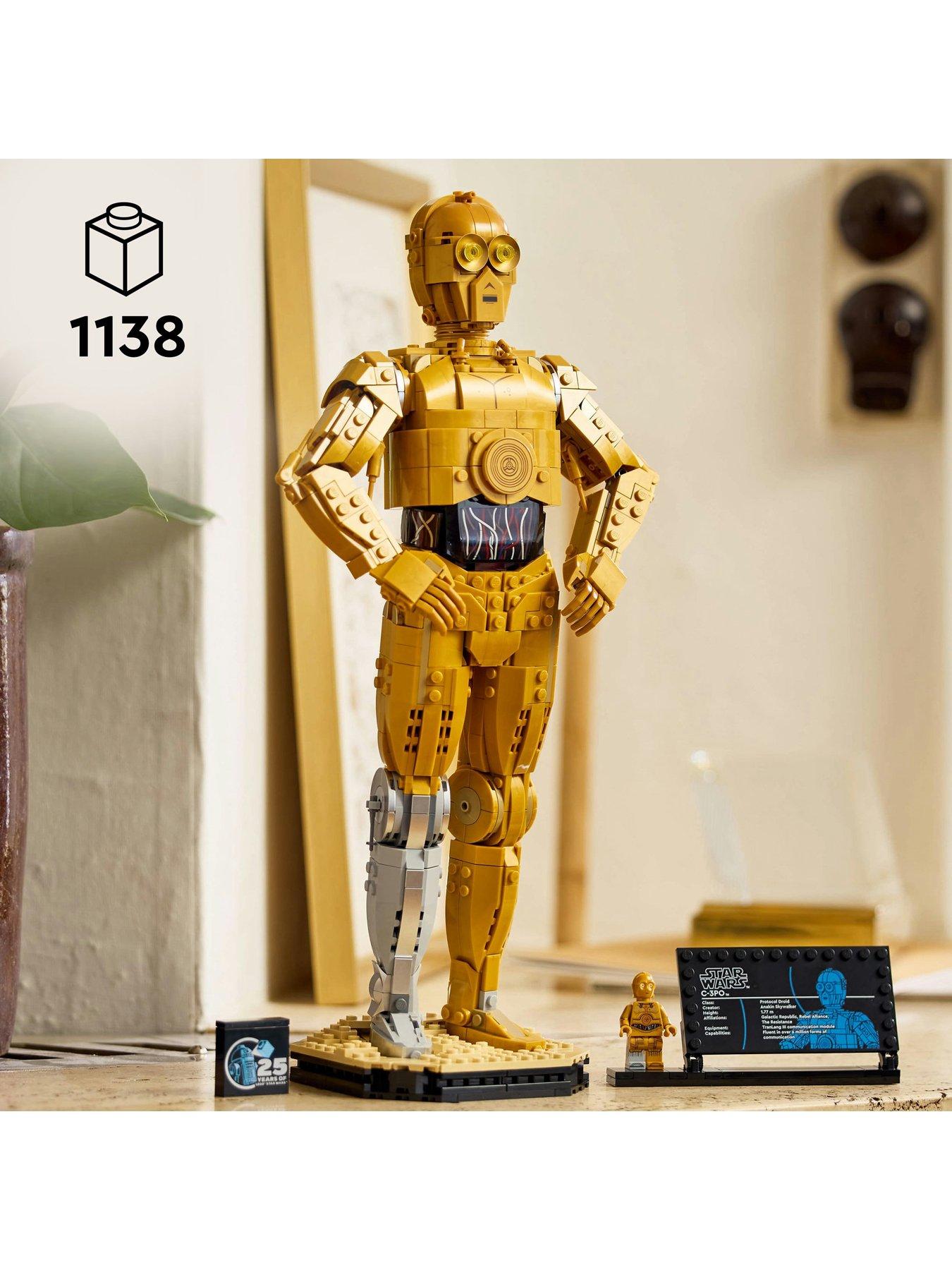 LEGO Star Wars C-3PO, Droid Character Figure 75398 Littlewoods