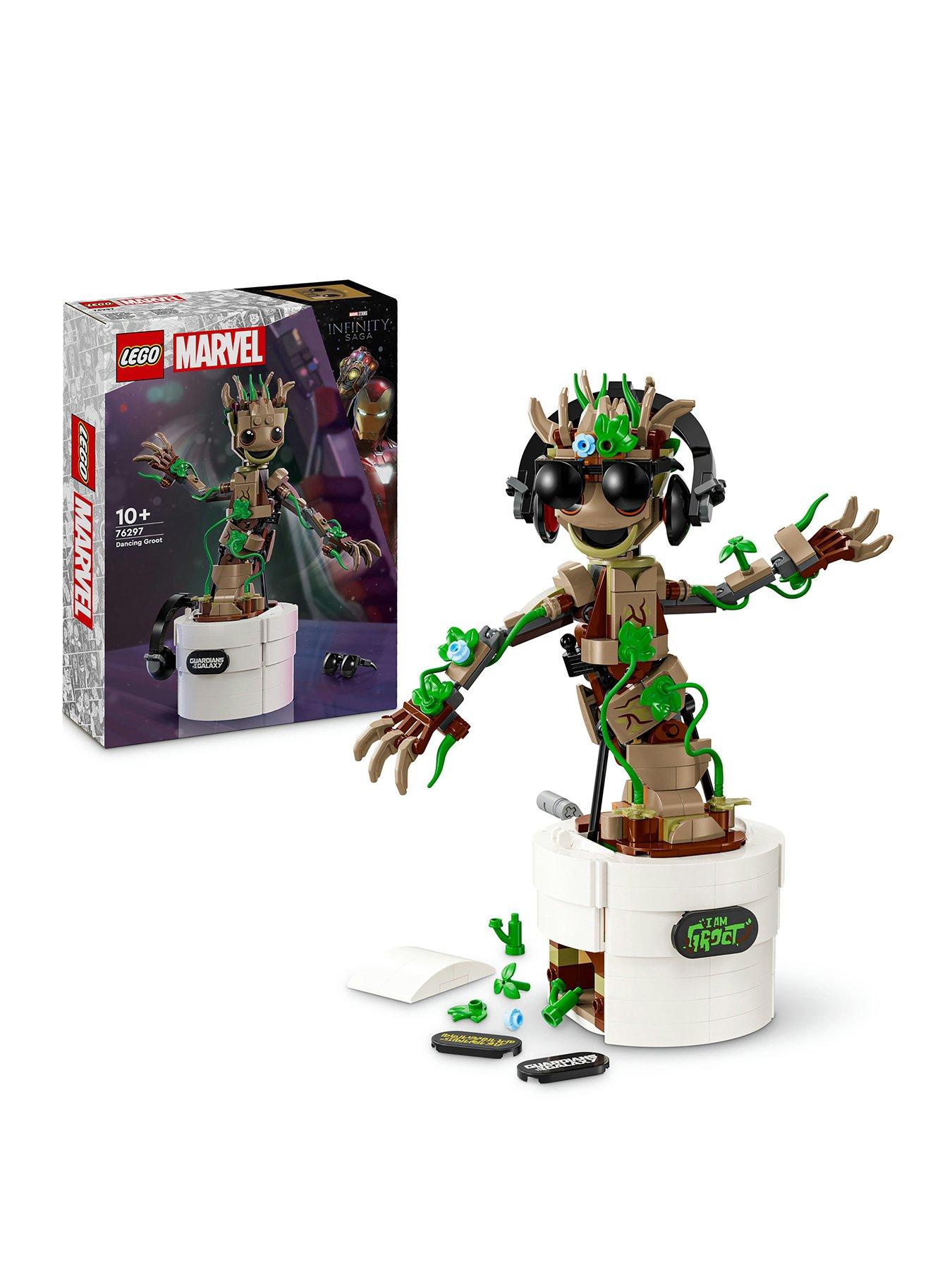 LEGO Marvel Dancing Groot Buildable Toy Set 76297