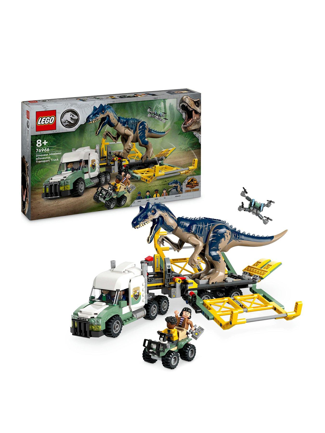Image 1 of 7 of LEGO Jurassic World Dinosaur Missions: Allosaurus Transport Truck 76966