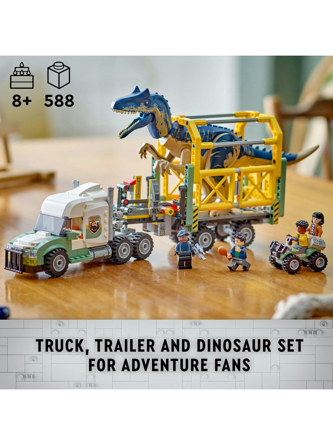 Image 2 of 7 of LEGO Jurassic World Dinosaur Missions: Allosaurus Transport Truck 76966