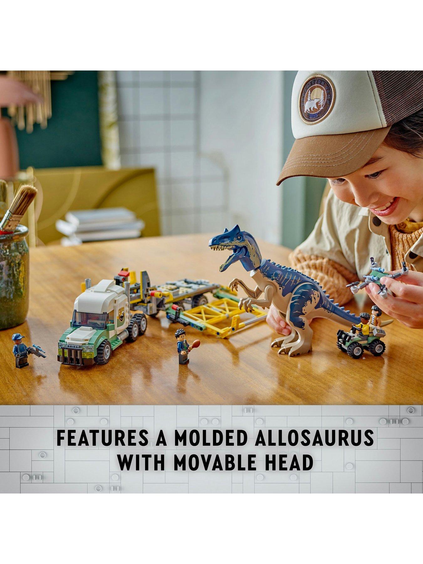 Image 6 of 7 of LEGO Jurassic World Dinosaur Missions: Allosaurus Transport Truck 76966