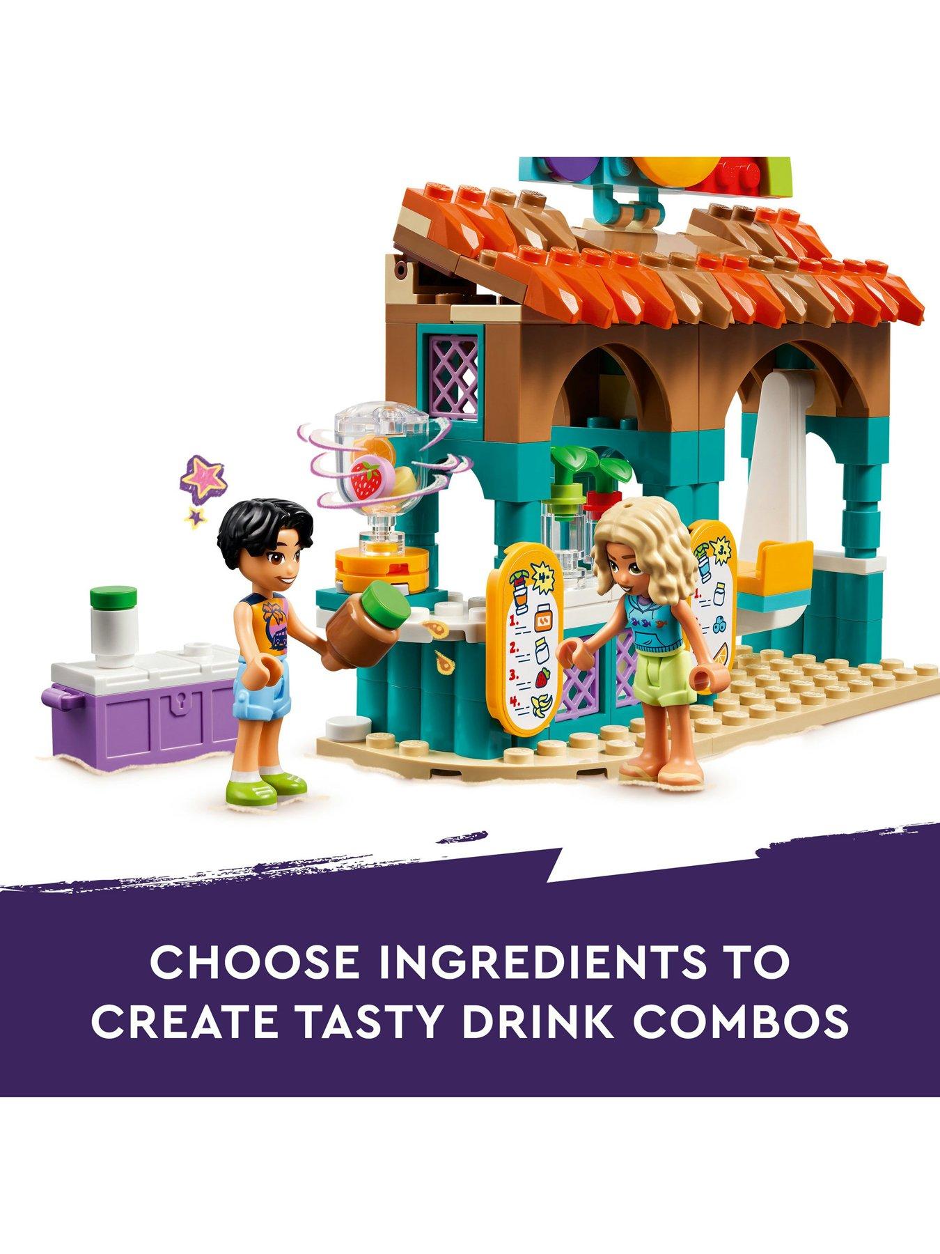  image of lego-friends-beach-smoothie-stand-food-toy-set-42625