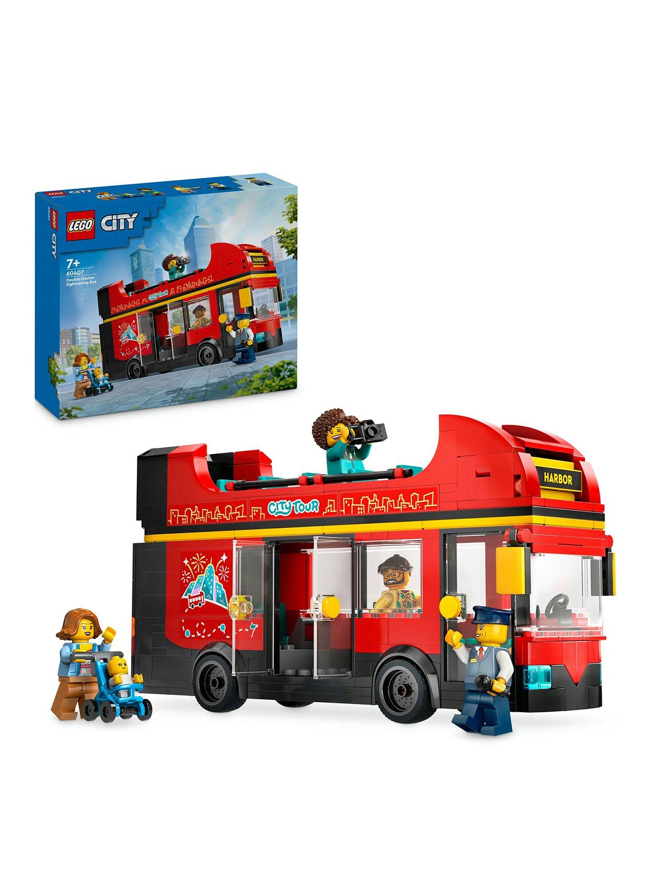 Image 1 of 7 of LEGO City Red Double-Decker Sightseeing Bus 60407