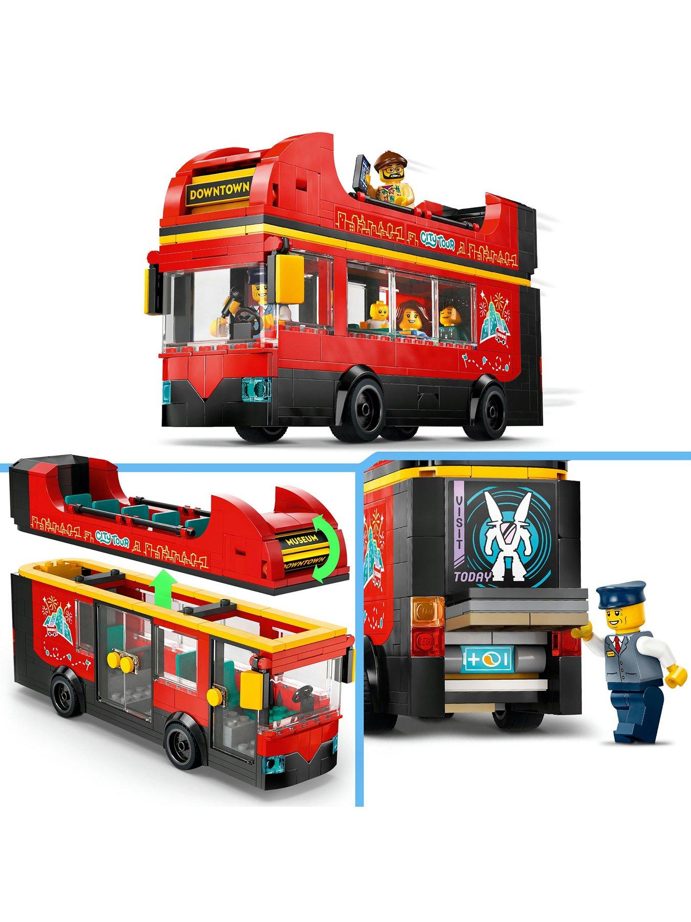 Image 3 of 7 of LEGO City Red Double-Decker Sightseeing Bus 60407