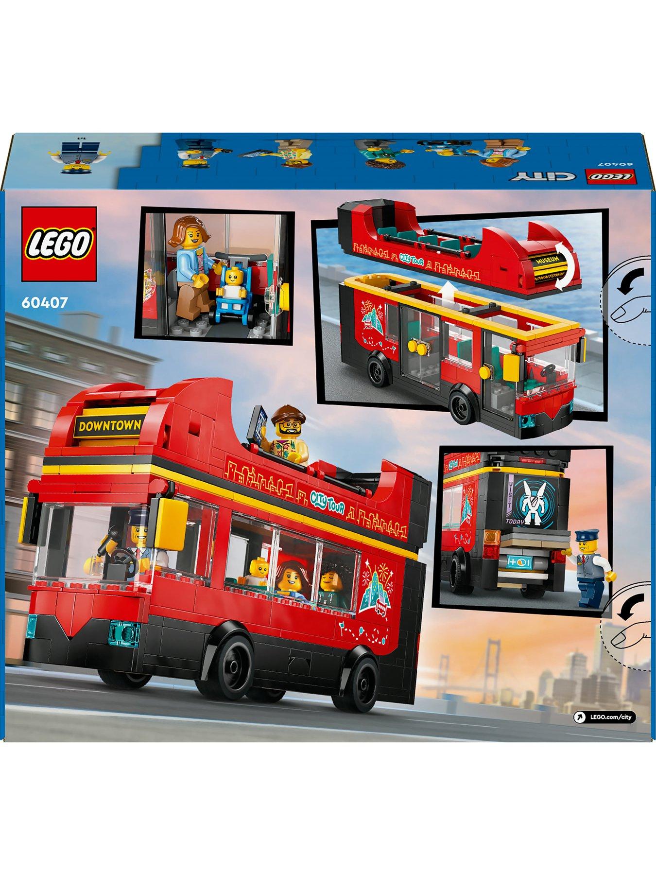 Image 6 of 7 of LEGO City Red Double-Decker Sightseeing Bus 60407