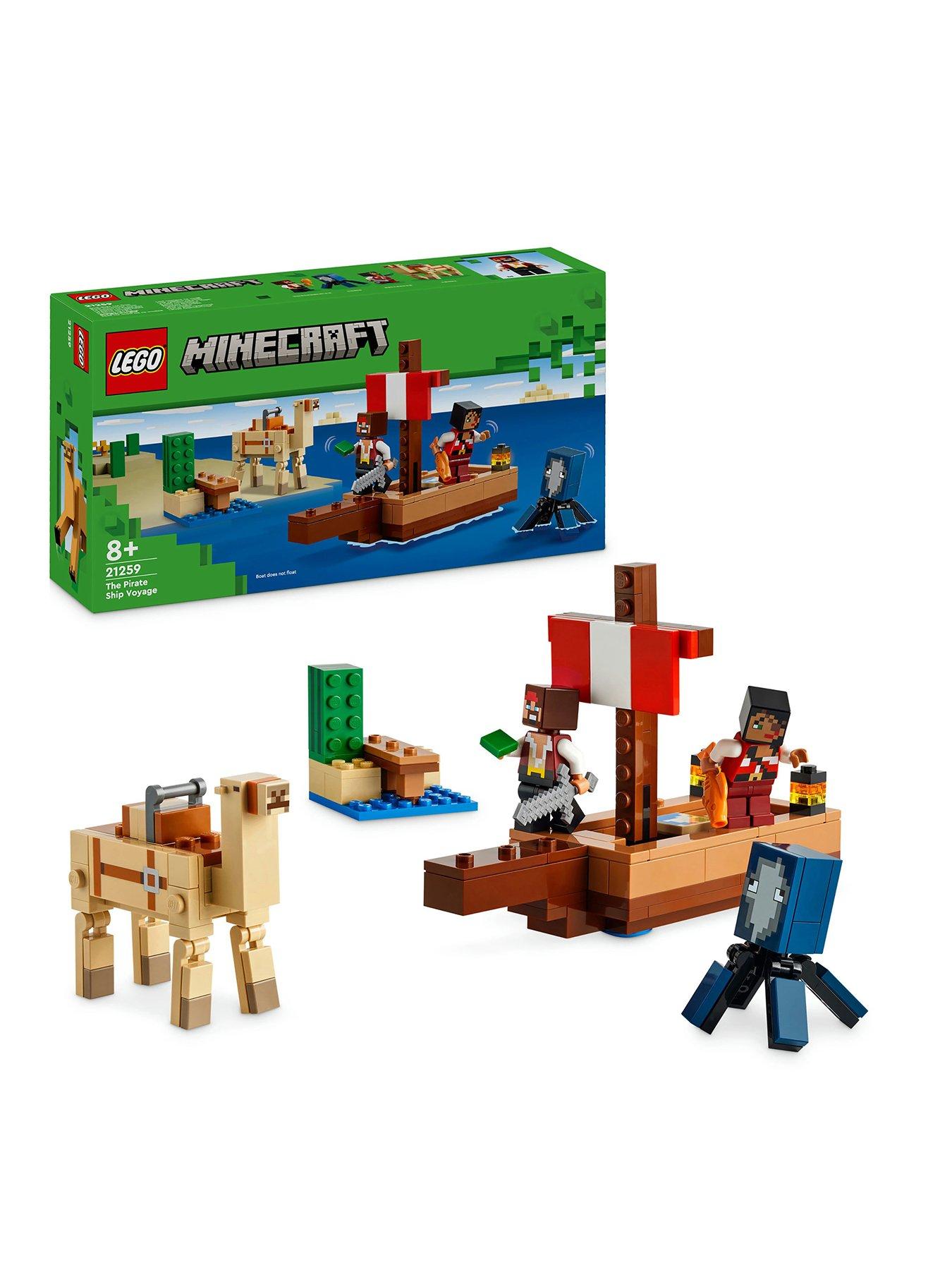 Image 1 of 6 of LEGO Minecraft The Pirate Ship Voyage Toy Set 21259