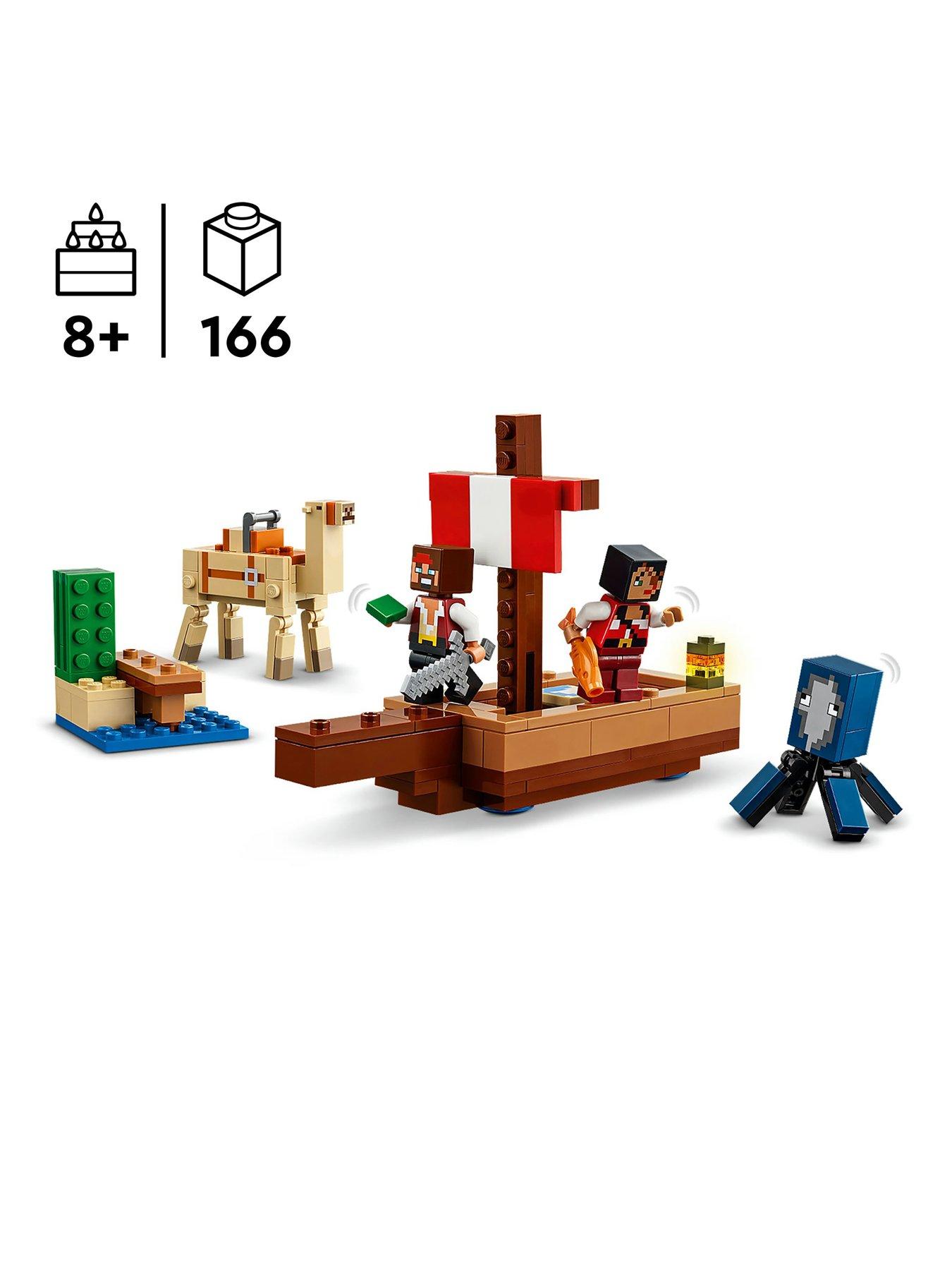 Image 2 of 6 of LEGO Minecraft The Pirate Ship Voyage Toy Set 21259