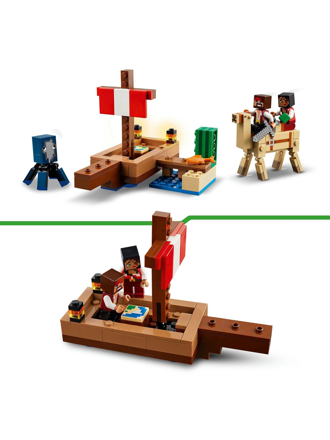 Image 3 of 6 of LEGO Minecraft The Pirate Ship Voyage Toy Set 21259