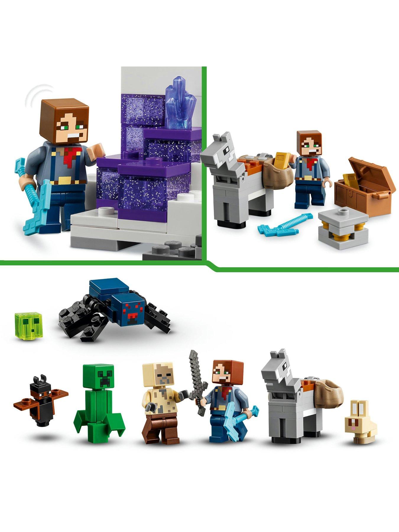  image of lego-minecraft-the-badlands-mineshaft-toy-set-21263