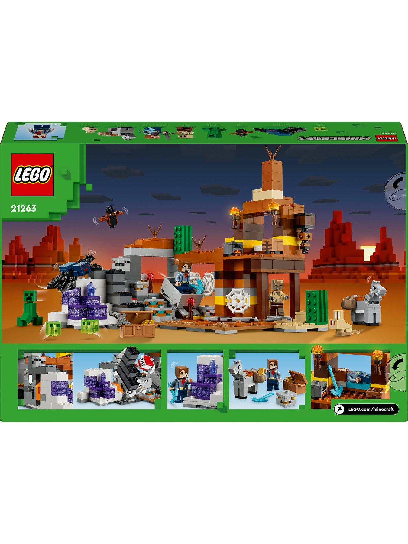 LEGO Minecraft The Badlands Mineshaft Toy Set 21263 | Littlewoods