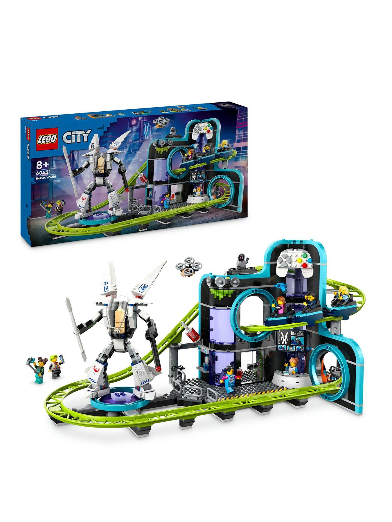  image of lego-city-robot-world-roller-coaster-park-toy-60421