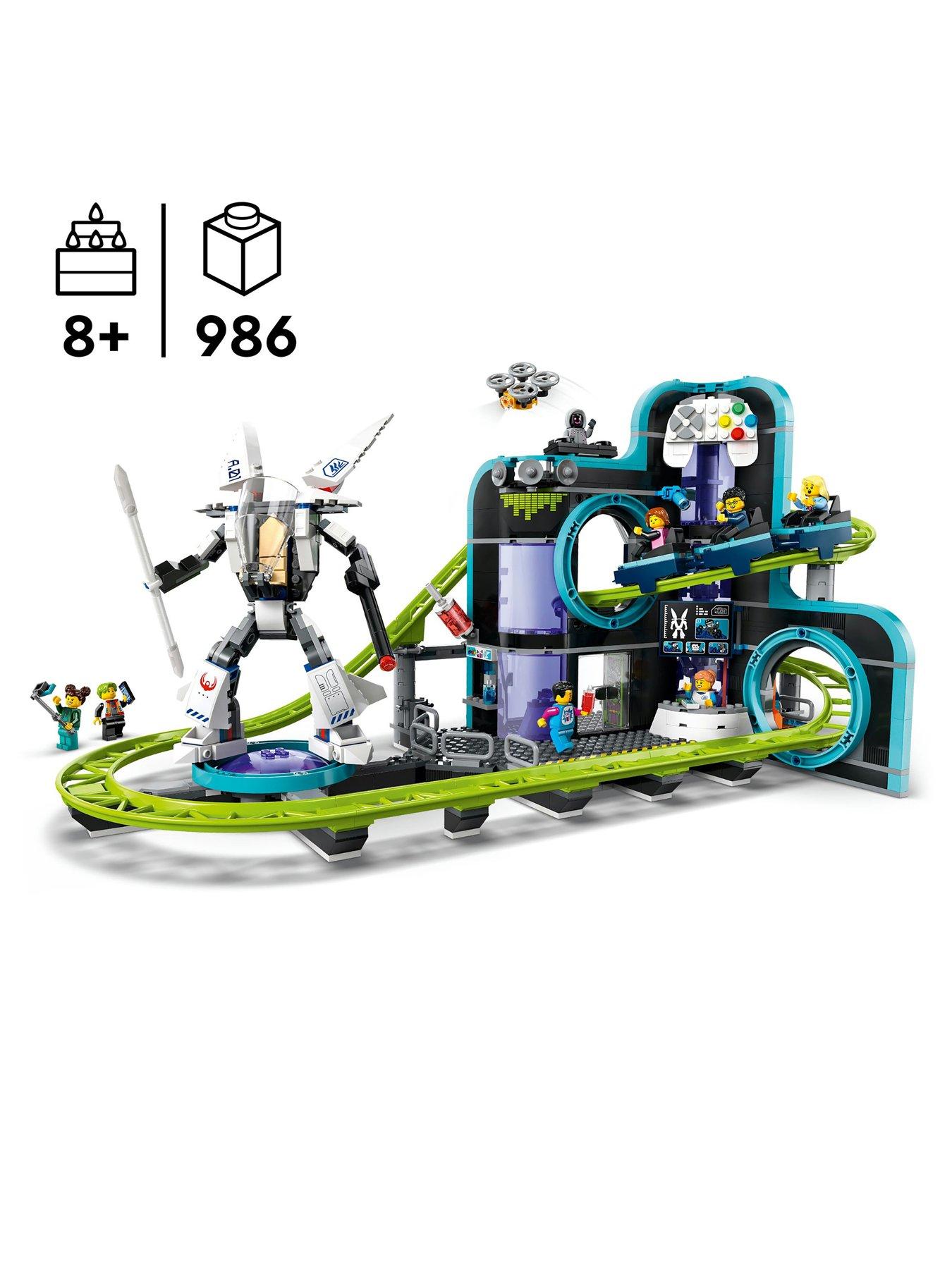  image of lego-city-robot-world-roller-coaster-park-toy-60421
