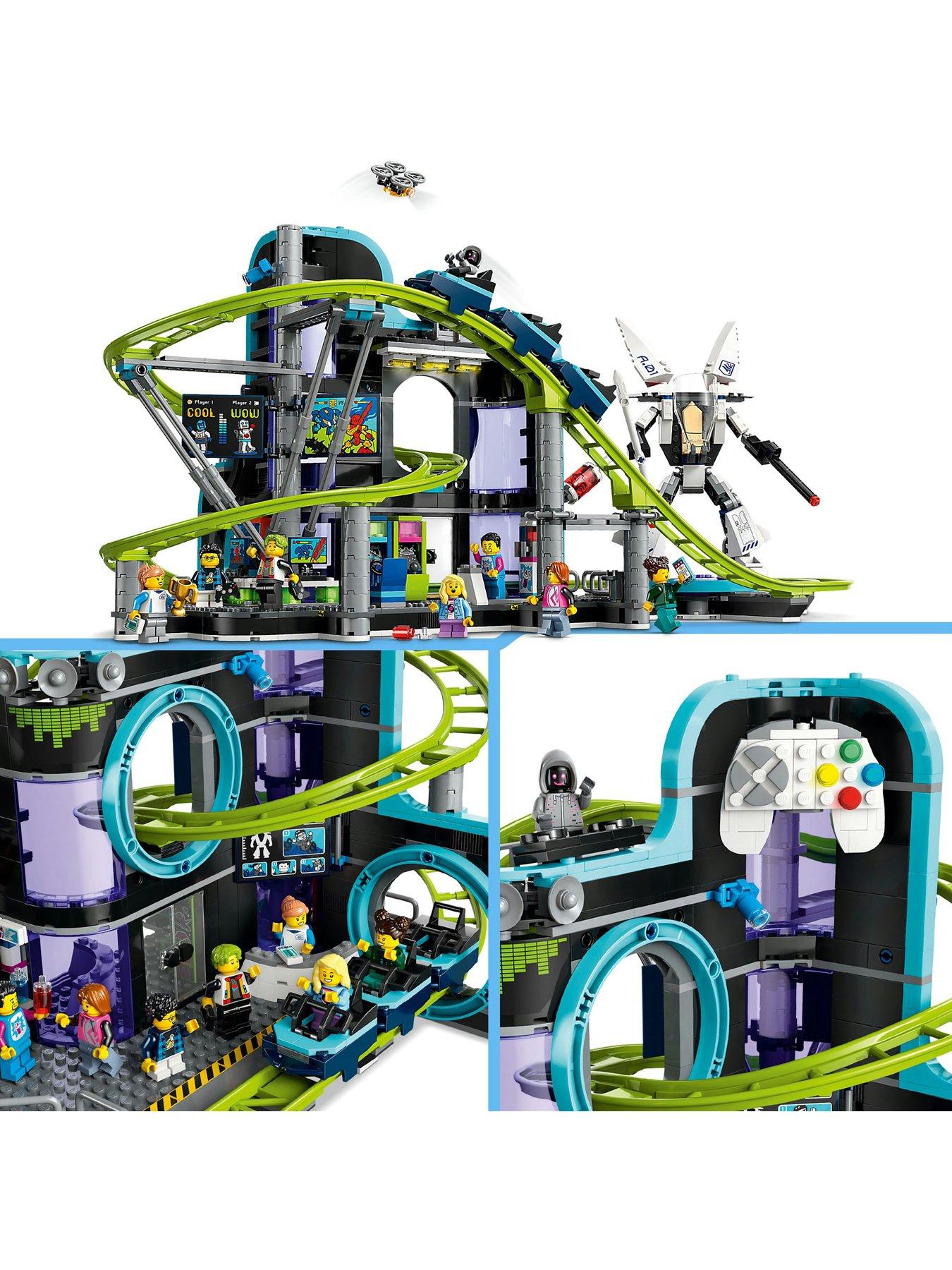  image of lego-city-robot-world-roller-coaster-park-toy-60421