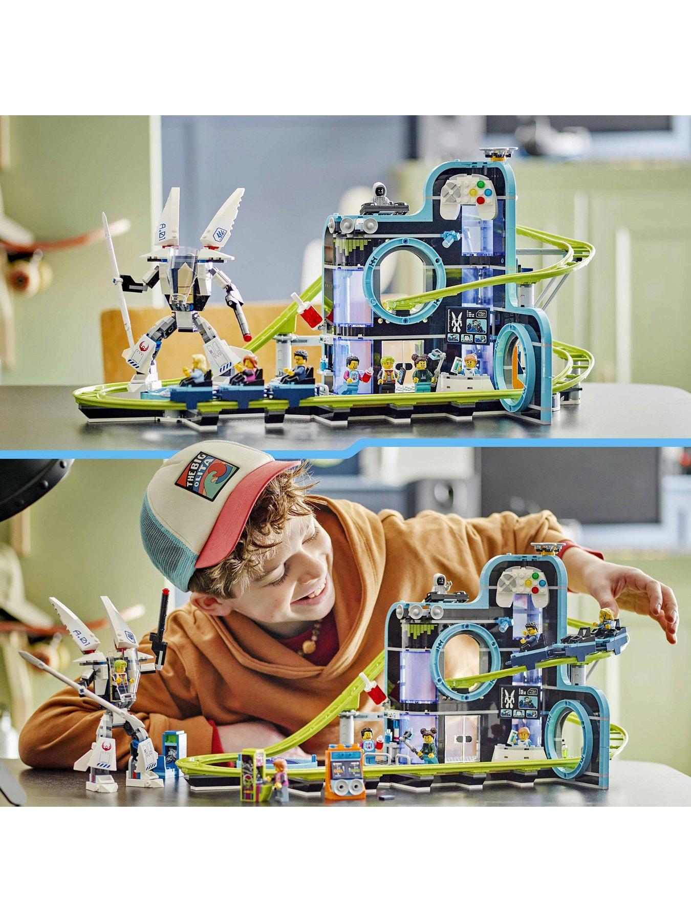  image of lego-city-robot-world-roller-coaster-park-toy-60421