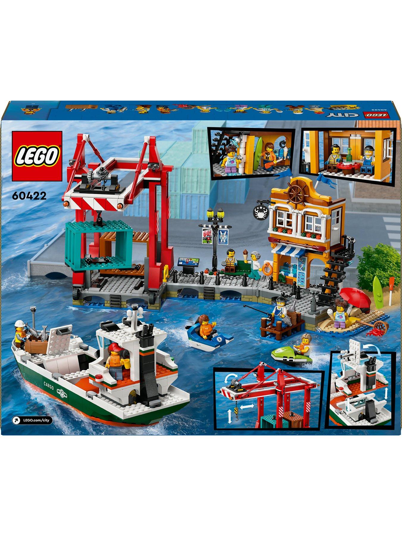 Image 6 of 7 of LEGO City Seaside Harbour with Cargo Ship Toy 60422