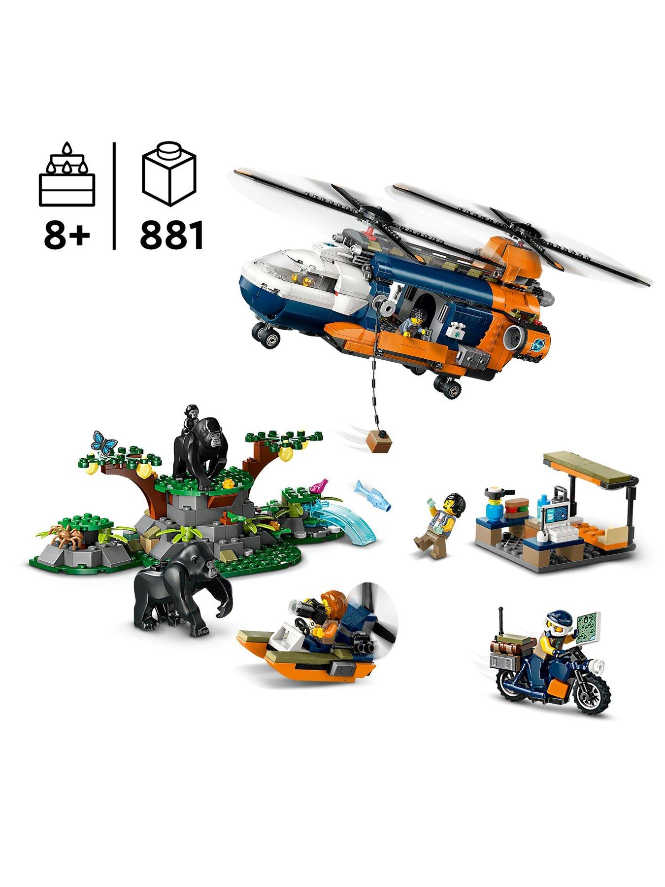  image of lego-city-jungle-explorer-helicopter-at-base-camp-60437