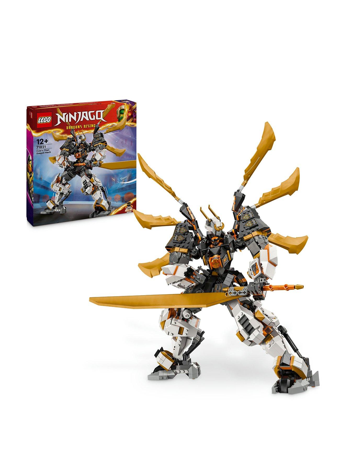 LEGO Ninjago Cole's Titan Dragon Mech Toy Set 71821 Littlewoods