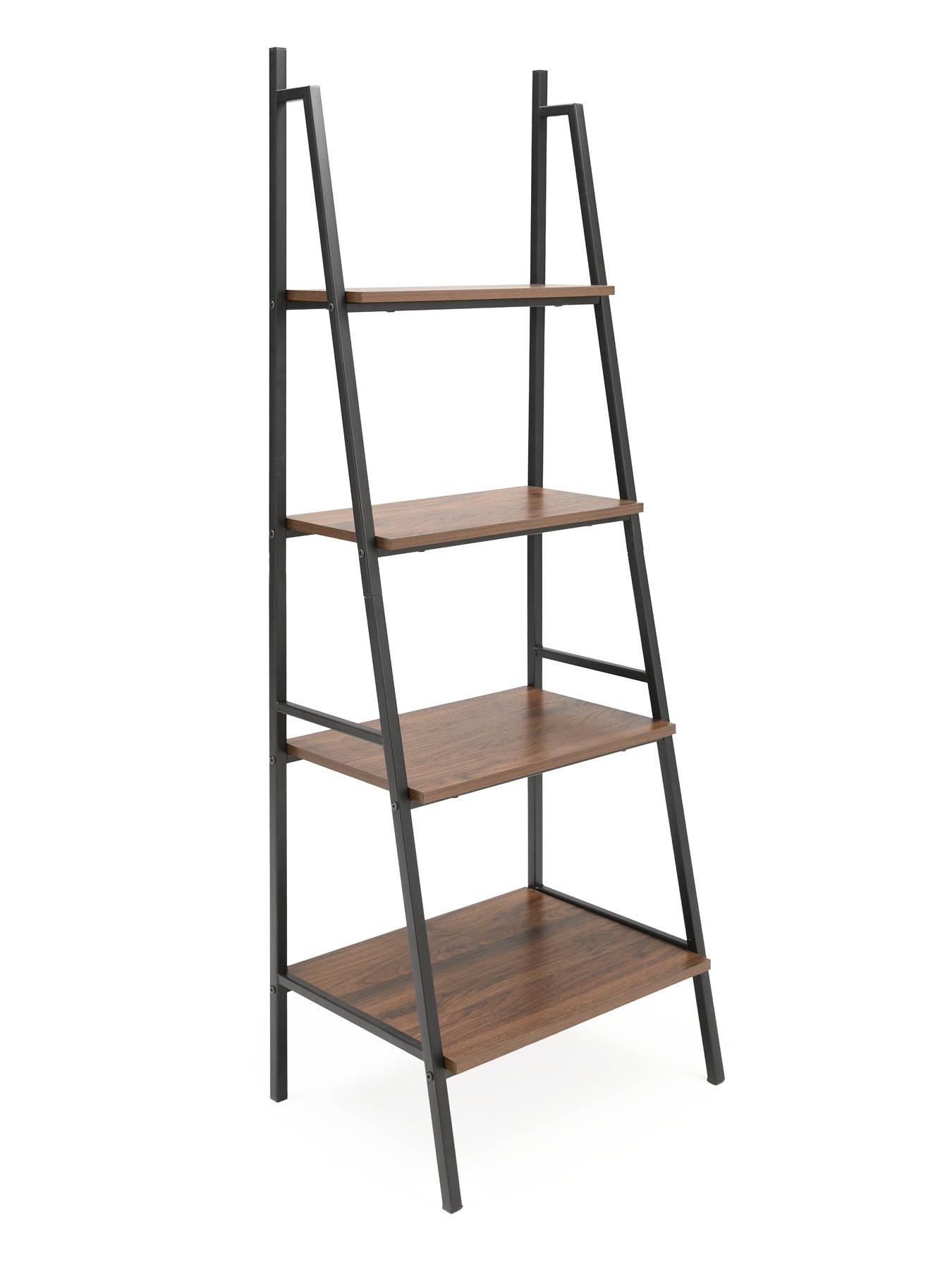  image of very-home-otis-3-piecenbspfurniture-set-4-tier-ladder-shelf-nbsp2-drawer-3-shelf-unit-tv-unit-fits-up-to-40-inch-tvnbsp--fsc-certified