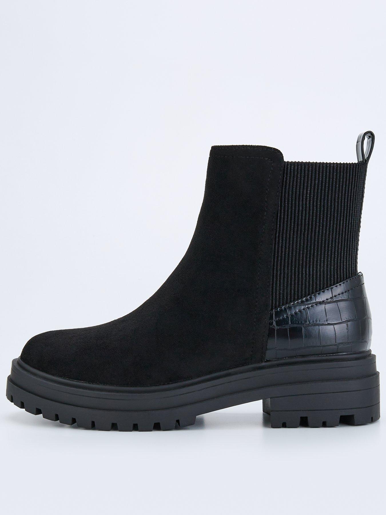 undefined Chunky Ankle Boot - Black