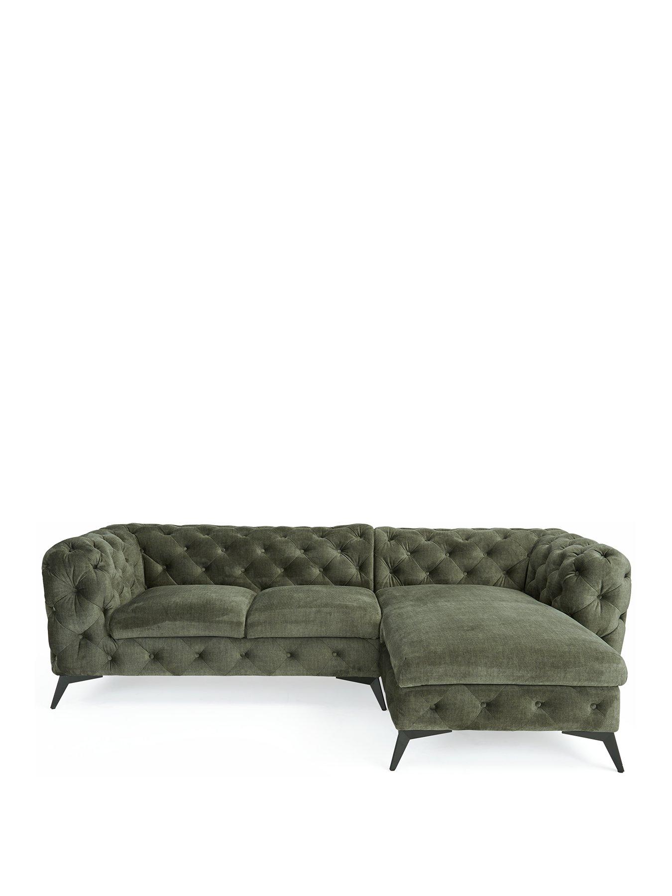 Image 2 of 7 of Very Home Chelsey Right Hand Fabric&nbsp;Corner Chaise Sofa&nbsp;- FSC&reg; Certified