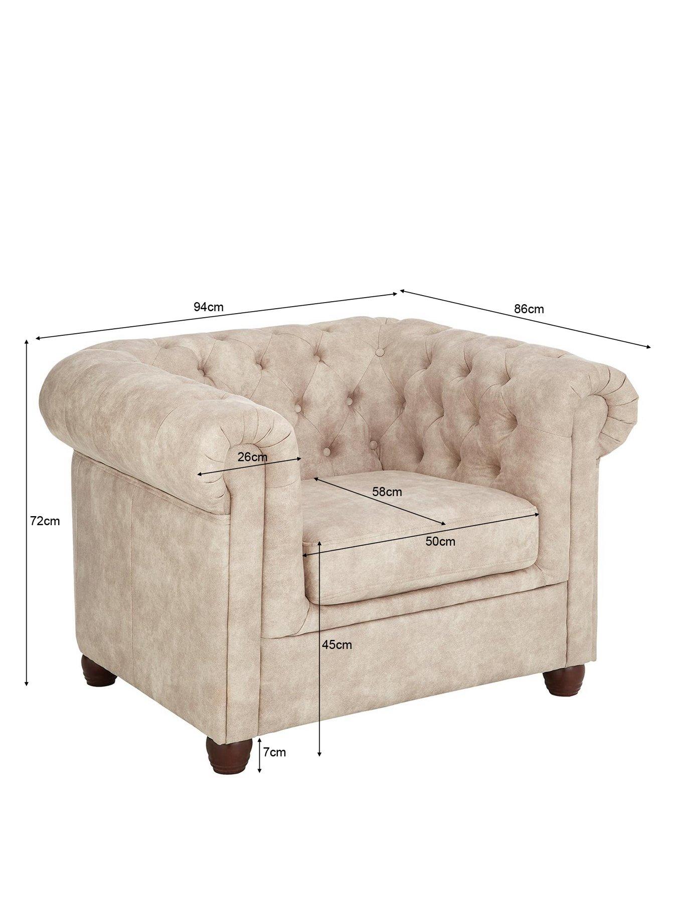  image of very-home-chester-fabric-armchairnbsp--fsc-certified
