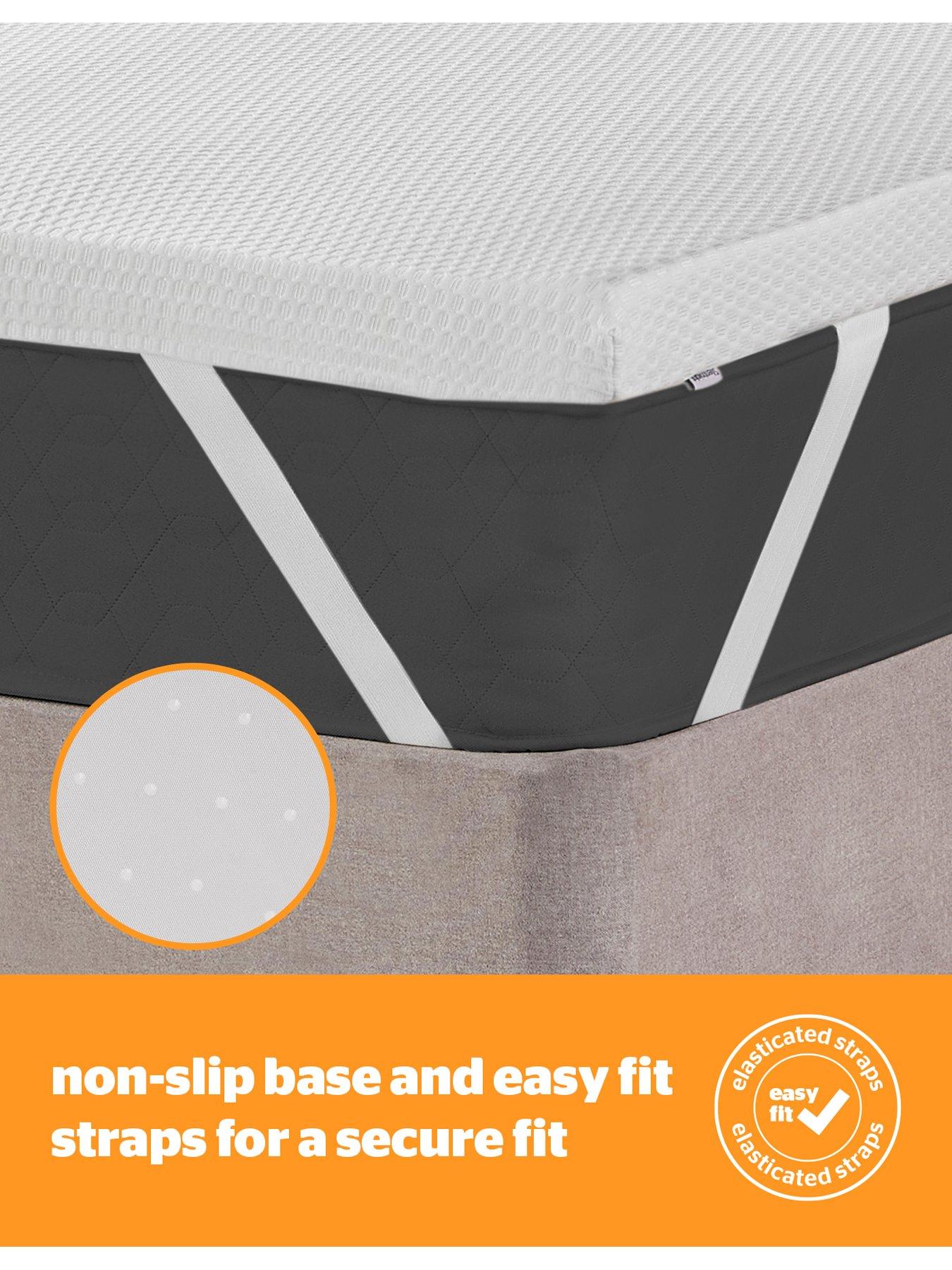 Image 5 of 7 of Silentnight Impress 2.5cm Memory Foam Mattress Topper and Firm Memory Foam Pillow Bundle