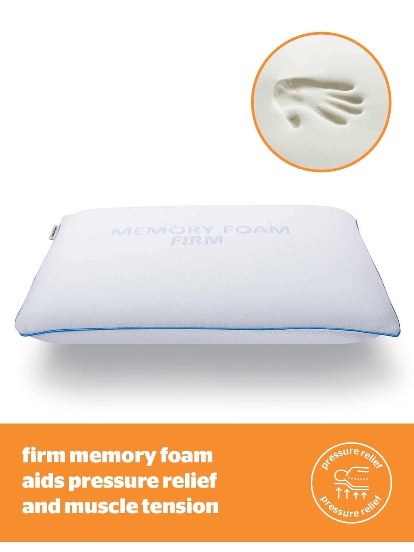 Image 6 of 7 of Silentnight Impress 2.5cm Memory Foam Mattress Topper and Firm Memory Foam Pillow Bundle