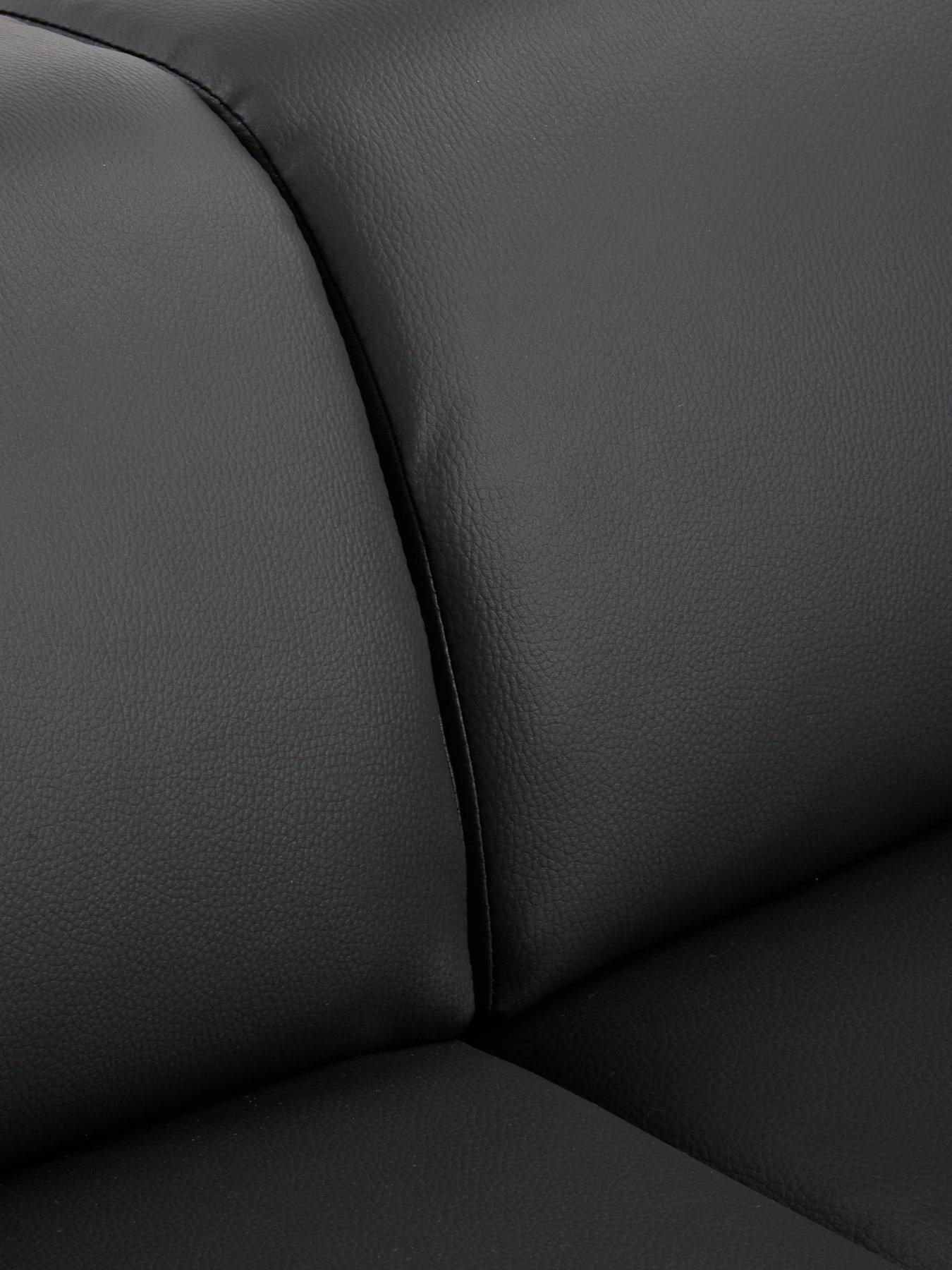 Image 6 of 7 of The Very Collection Clarke Left Hand Corner Faux Leather Chaise Sofa - FSC&reg; Certified