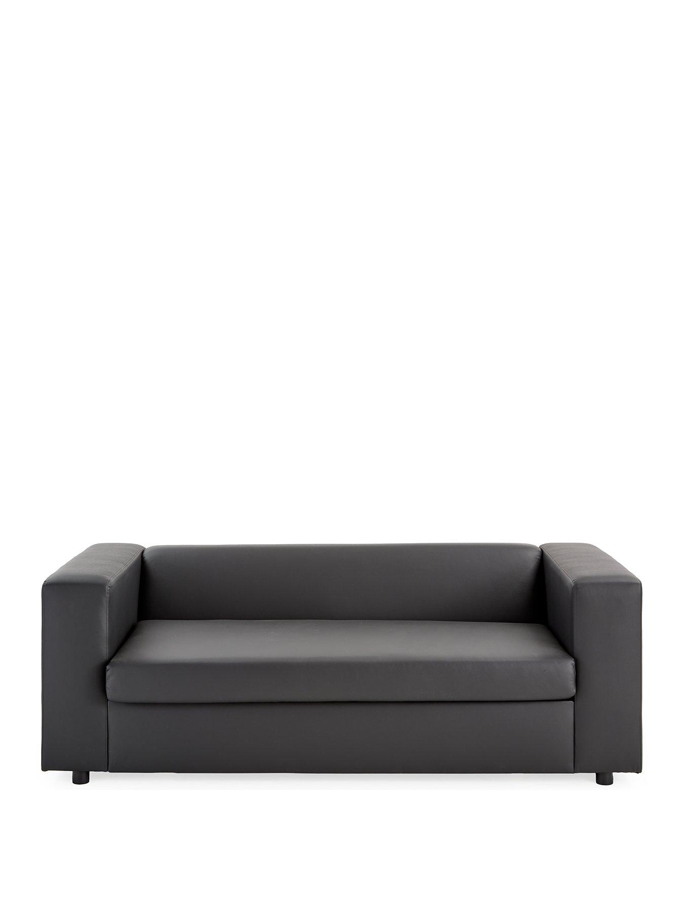  image of very-home-clarke-faux-leather-sofa-bed