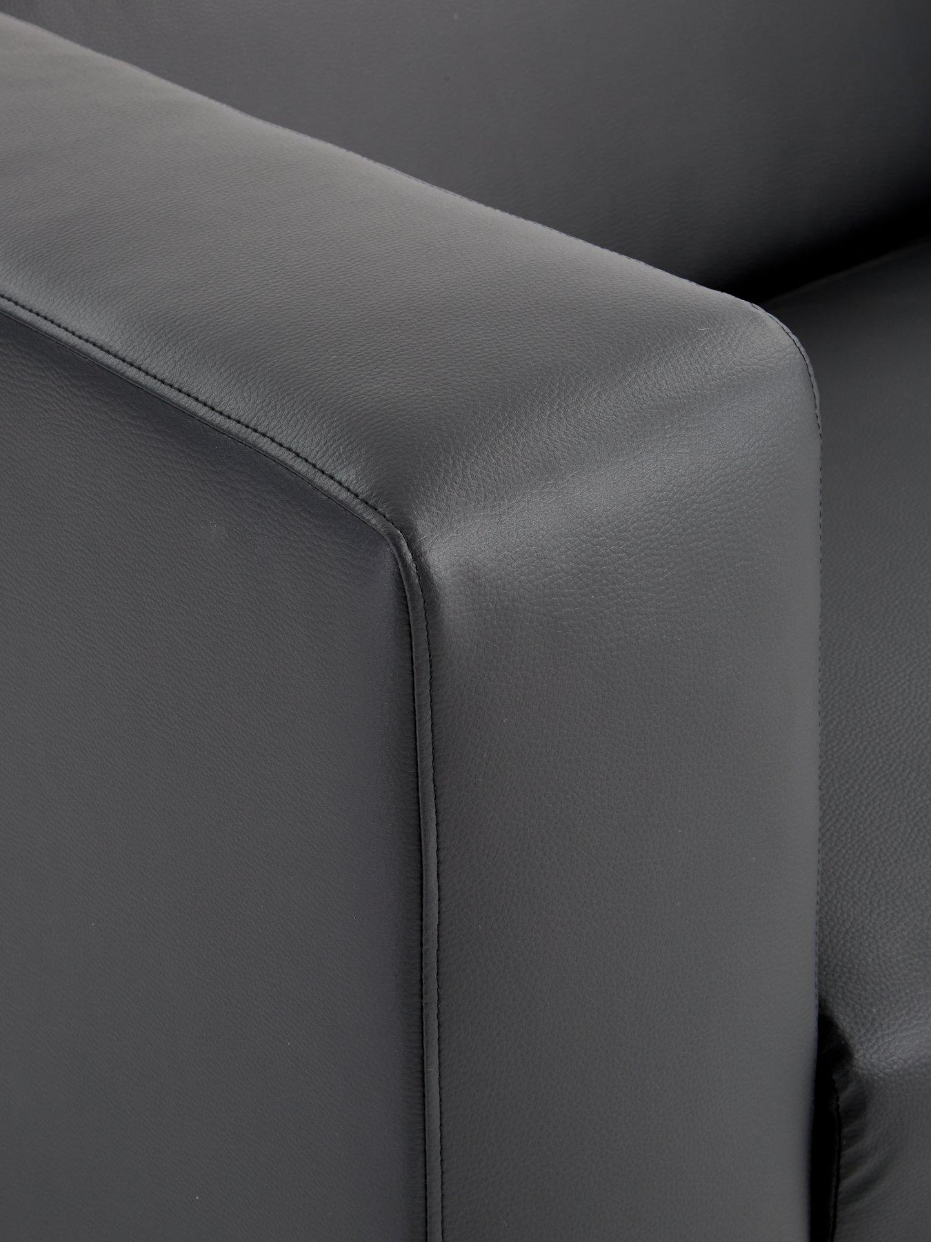  image of very-home-clarke-faux-leather-sofa-bed