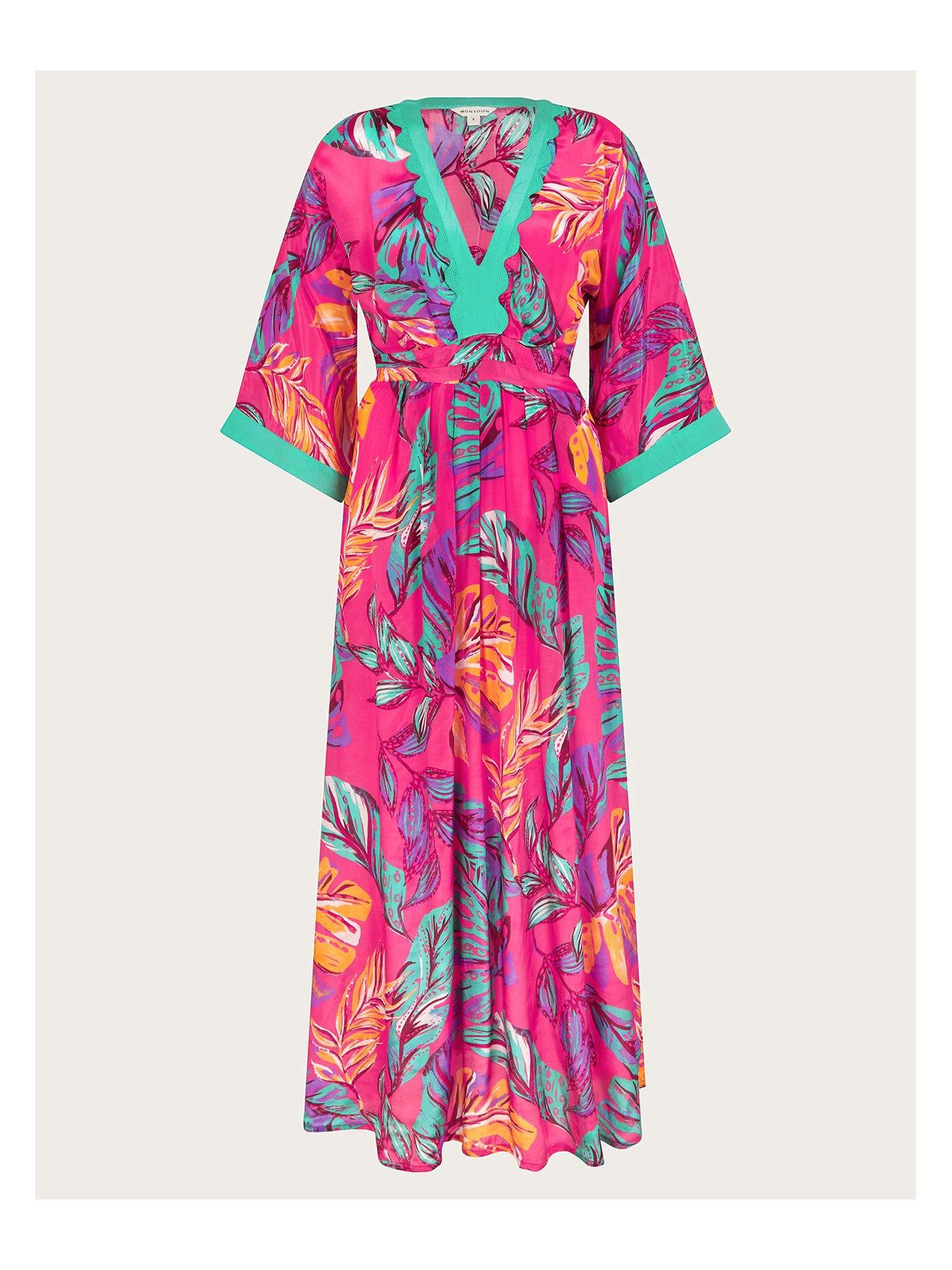 Monsoon floral maxi dress deals