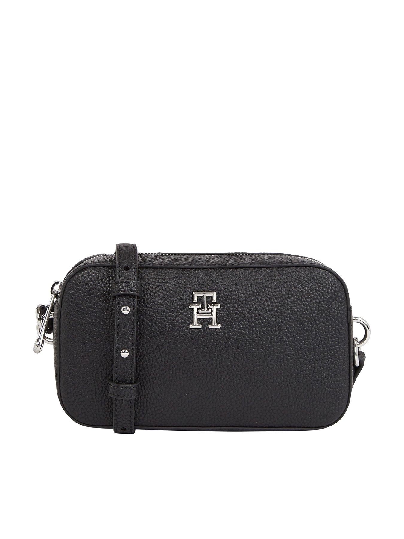 Image 1 of 4 of Tommy Hilfiger Emblem Camera Bag - Black