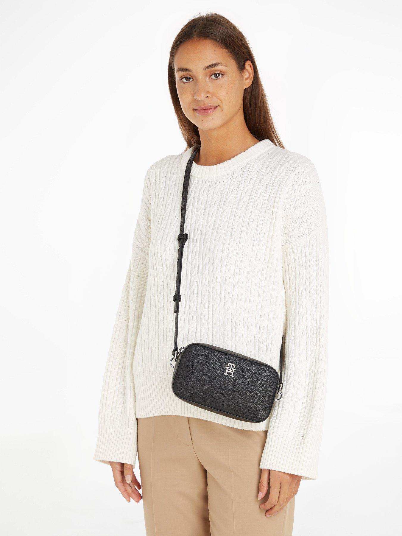 Image 4 of 4 of Tommy Hilfiger Emblem Camera Bag - Black
