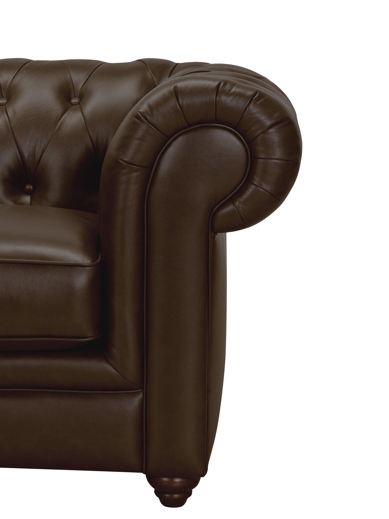 Image 5 of 7 of The Very Collection New Bakerfield 3 + 2 Seater Leather/Faux Leather Sofa Set (Buy &amp; SAVE!) - FSC&reg; Certified