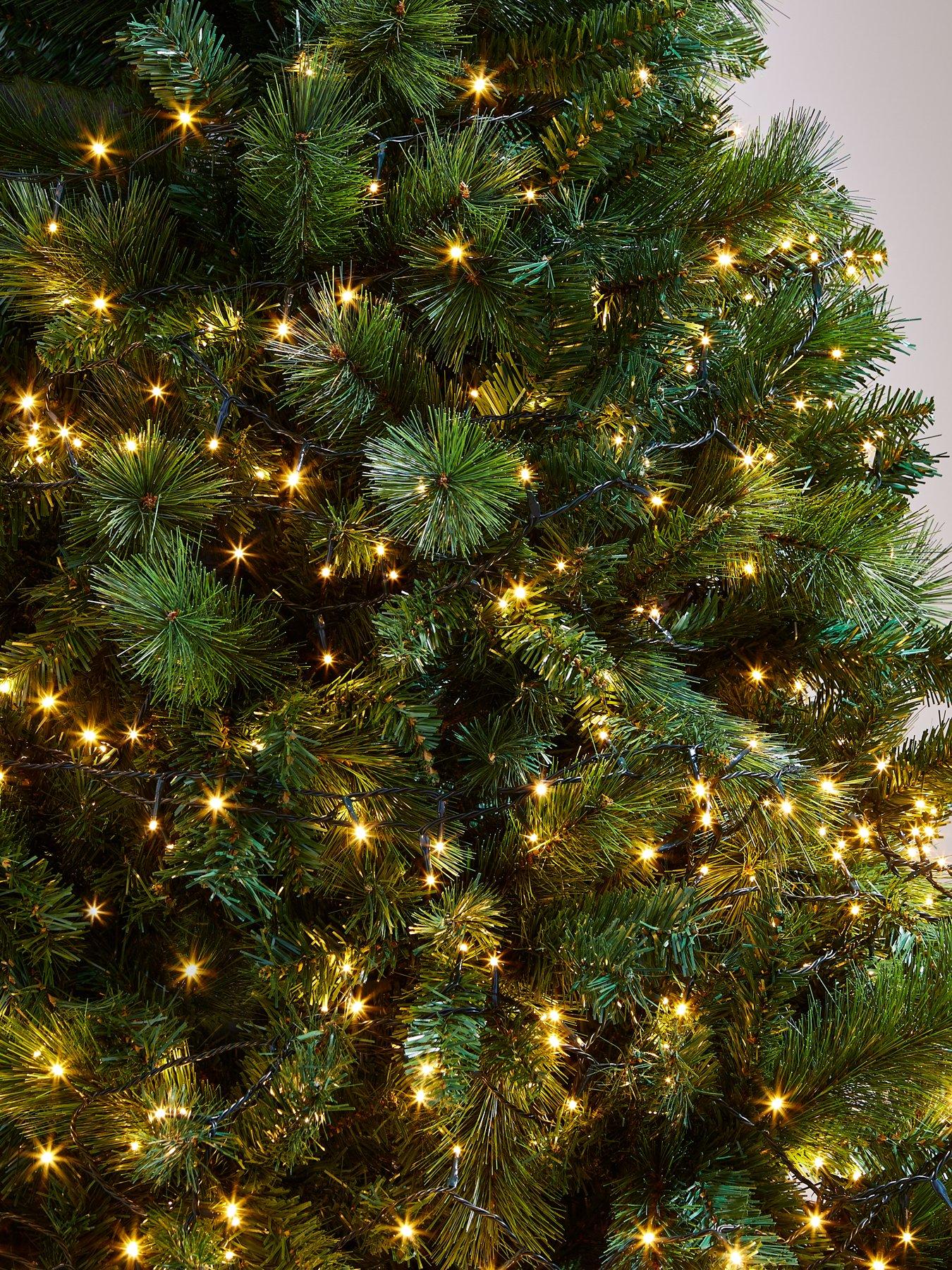 Festive 500 Sparkle Christmas Lights - Warm White