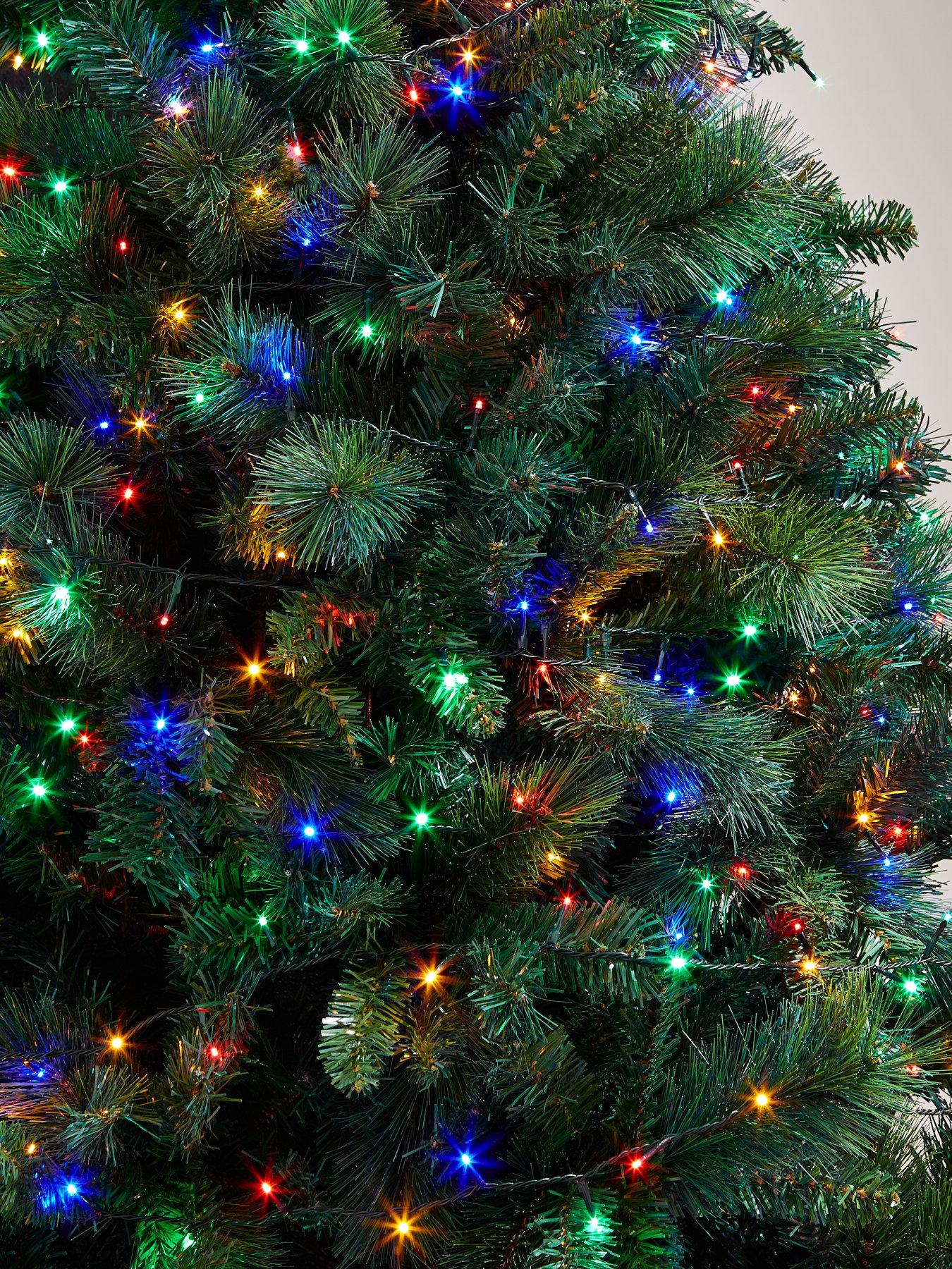 Festive 500 Sparkle Christmas Lights - Multi Colour