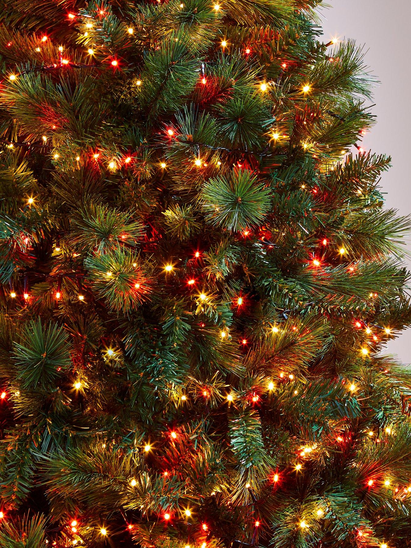 Image 1 of 3 of Festive 600 Winter Wishes Red &amp; White Firefly Outdoor Christmas Lights