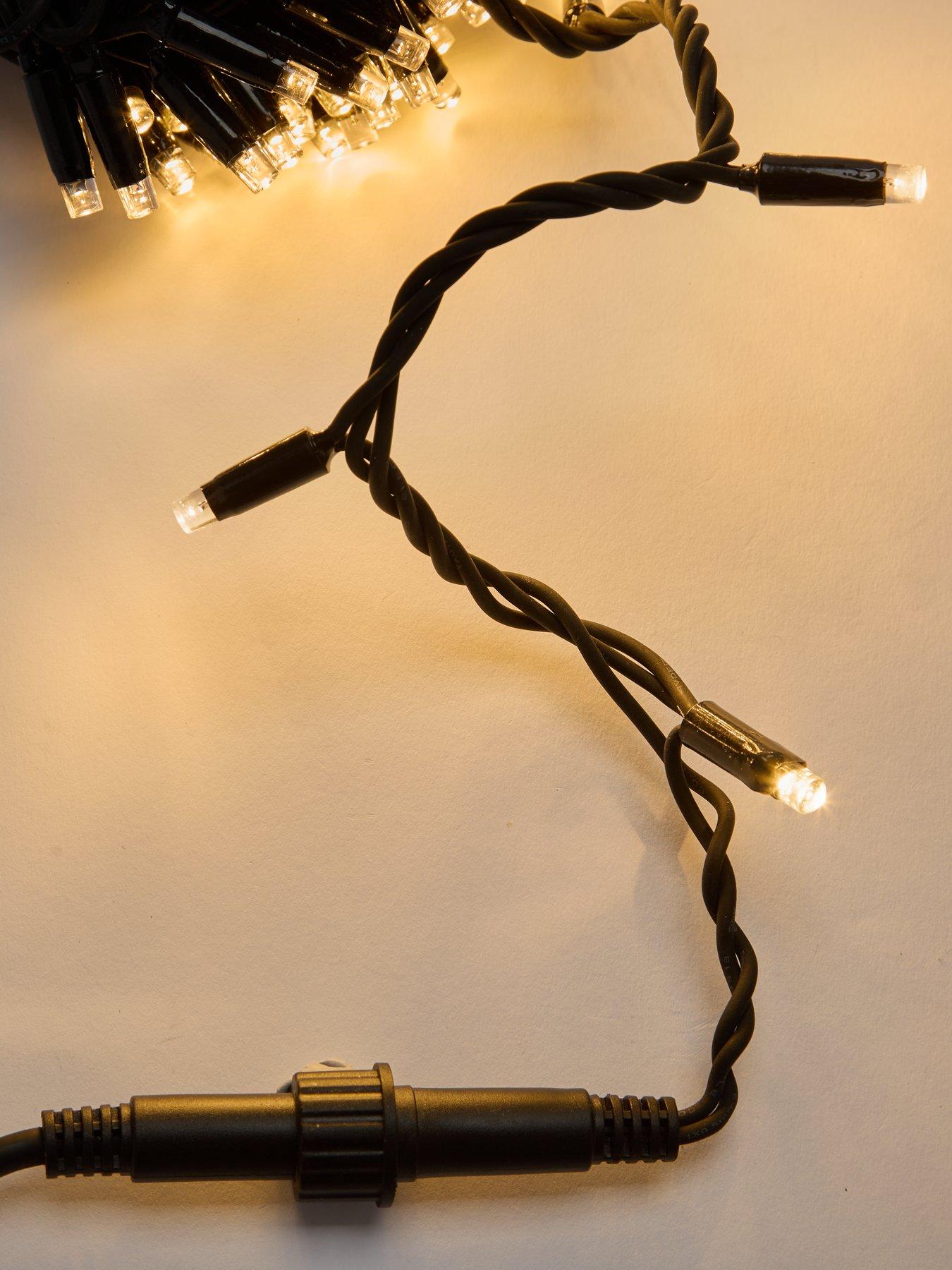 Image 3 of 5 of Festive 100 LED Connectable Outdoor Christmas&nbsp;Lights - Warm White