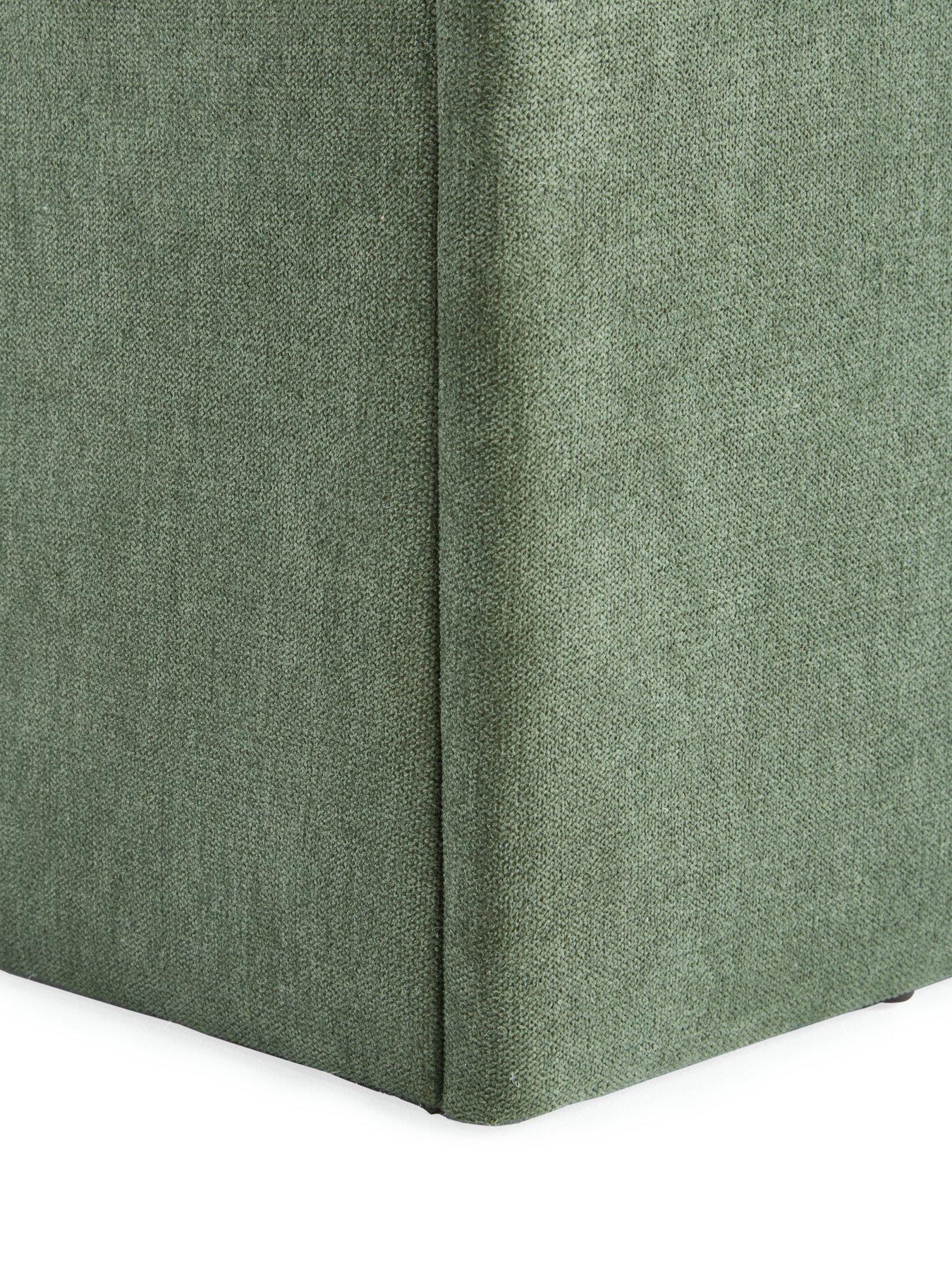  image of very-home-nova-end-lift-up-storage-ottoman-bed-with-mattress-options-buy-amp-save-winter-moss