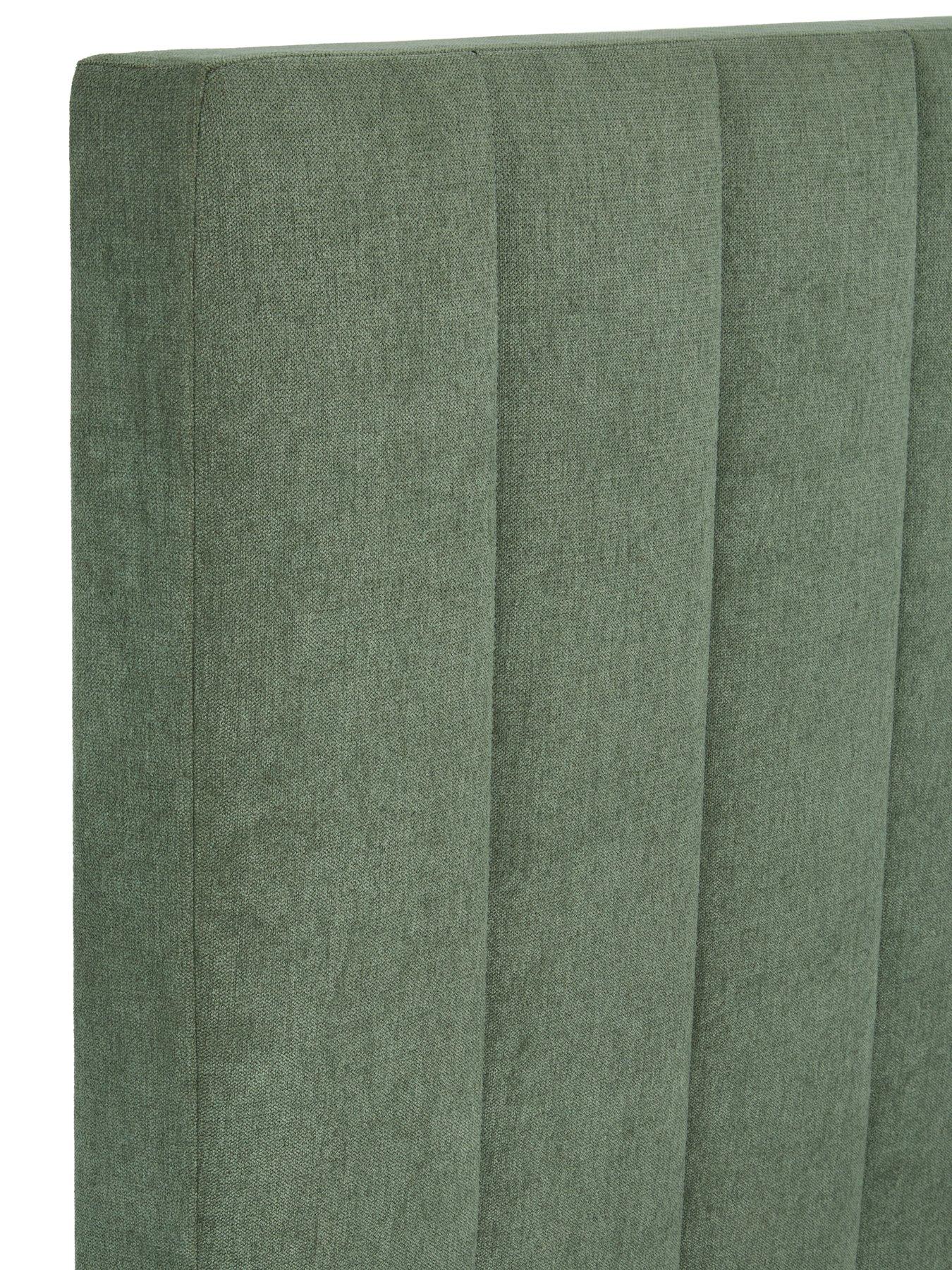  image of very-home-nova-end-lift-up-storage-ottoman-bed-with-mattress-options-buy-amp-save-winter-moss